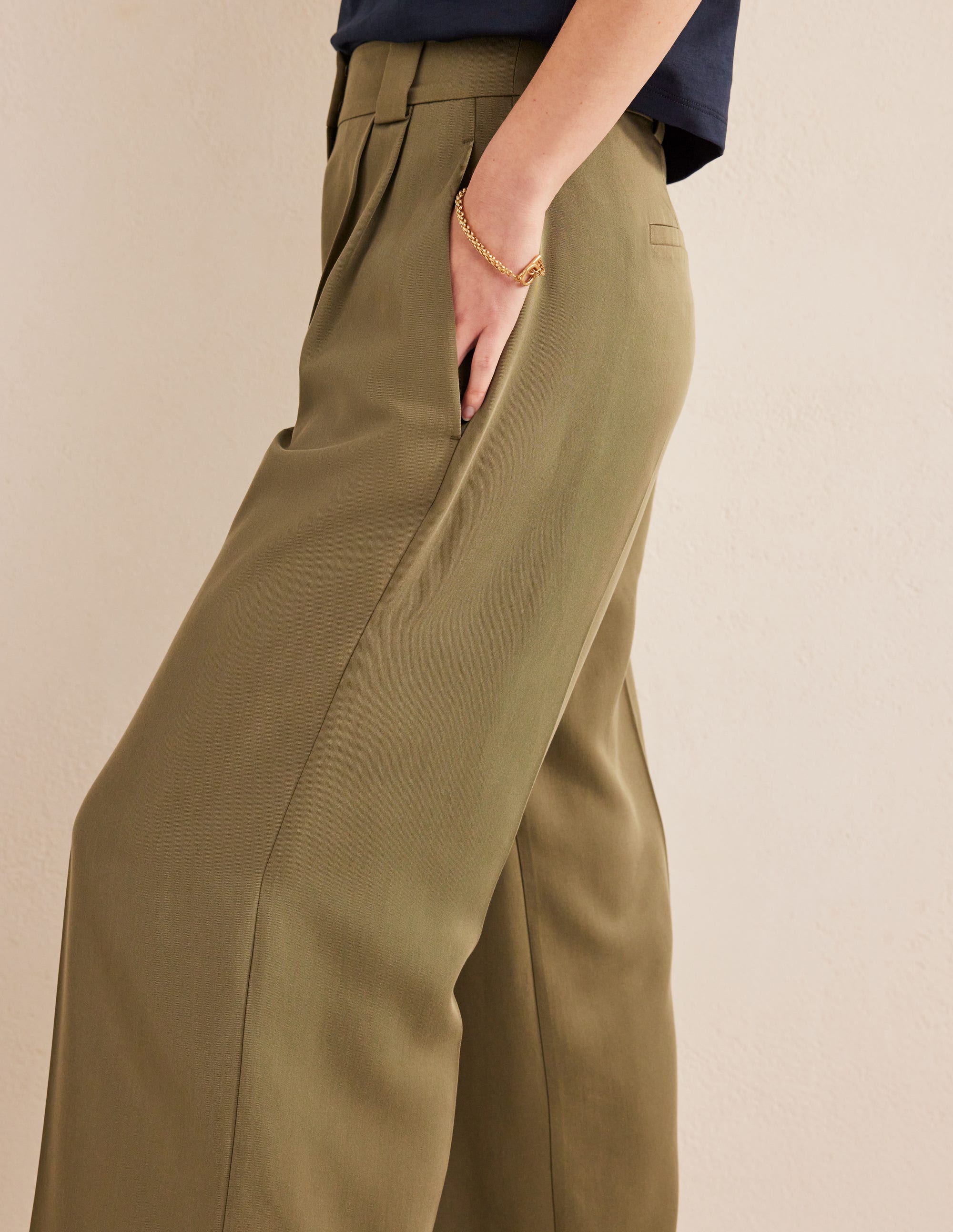 Islington Hose mit weitem Bein-Dezentes Khaki - Image 2