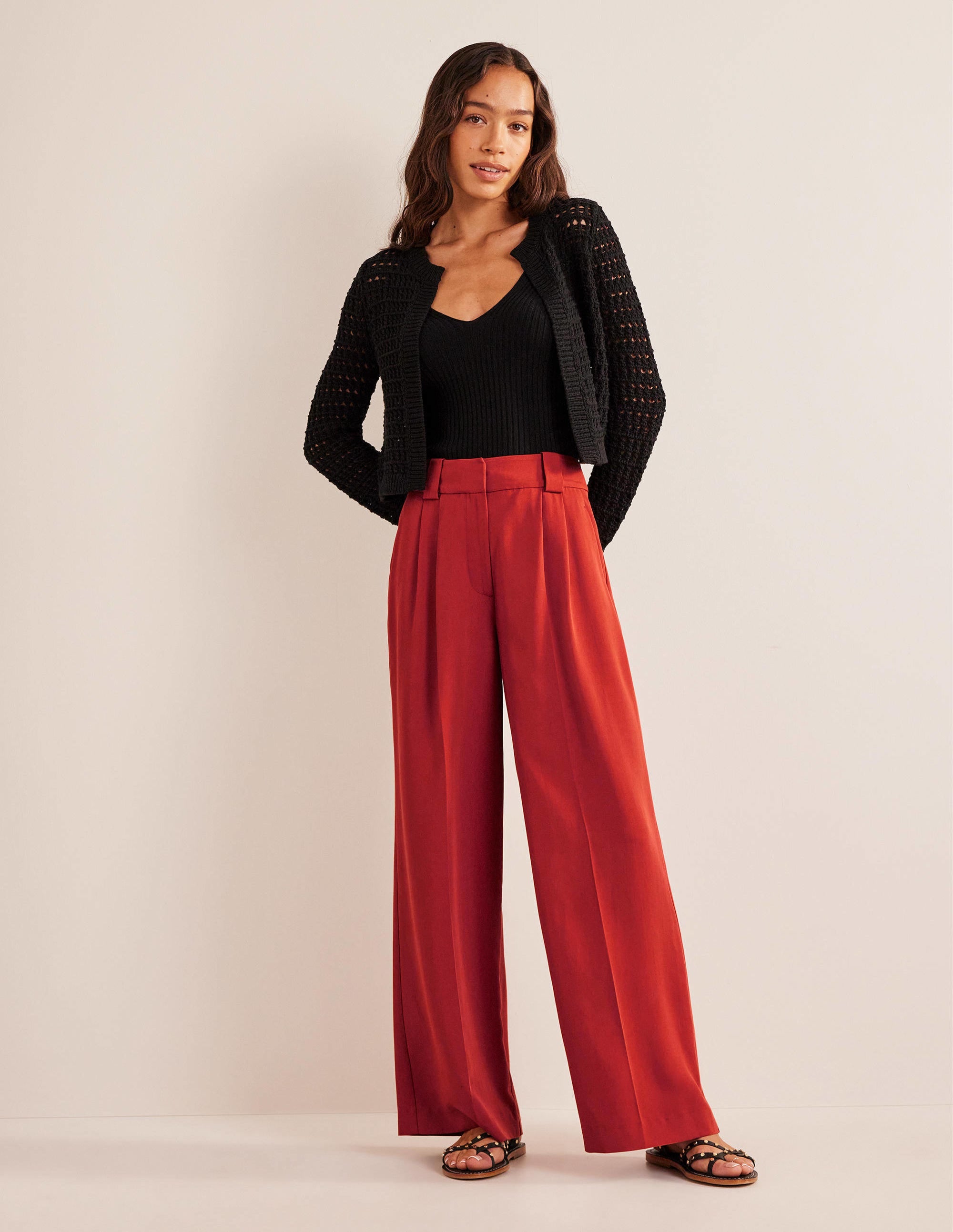 Islington Hose mit weitem Bein-Tomatenrot - Image 1