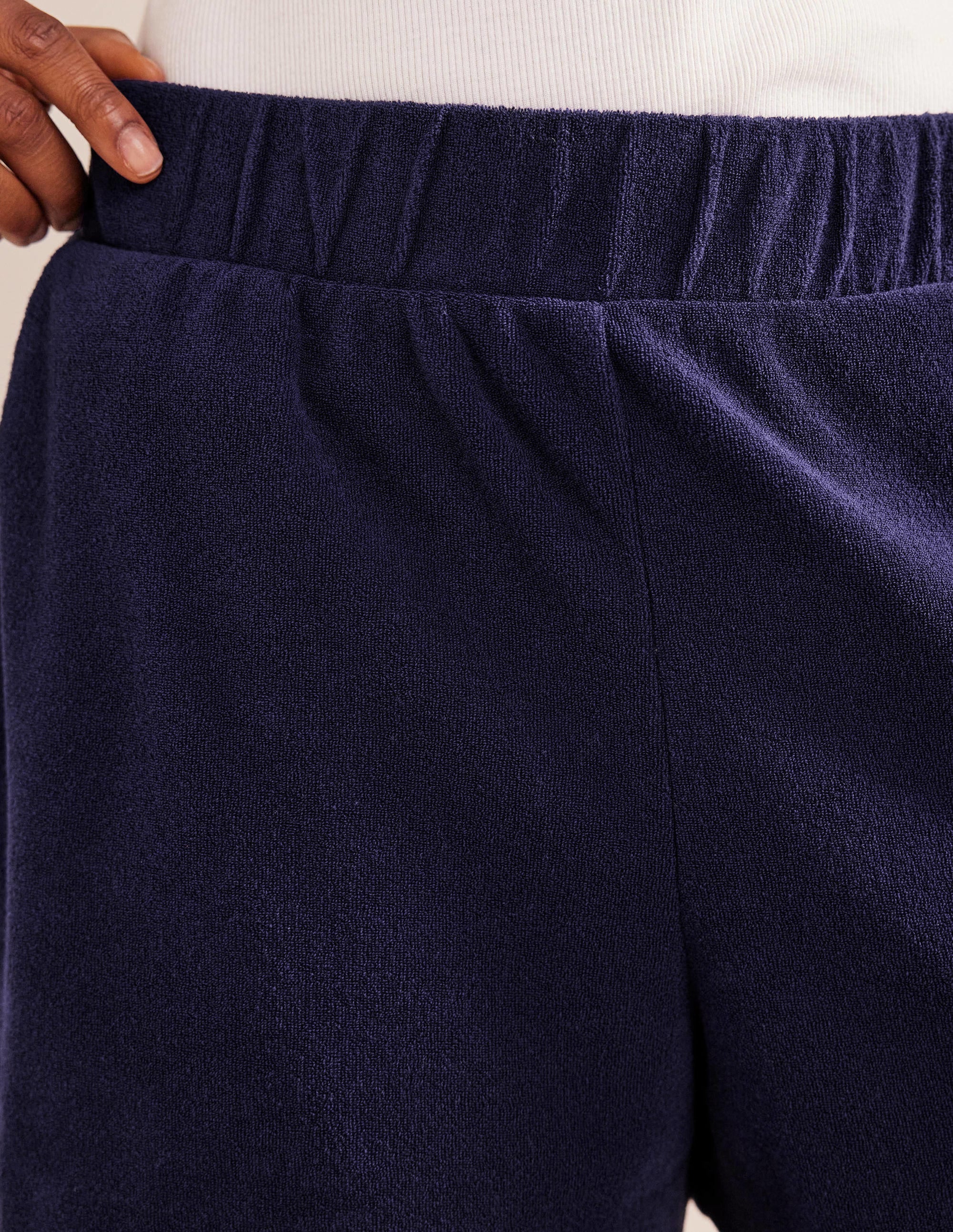 Short en éponge-Bleu de Prusse - Image 2