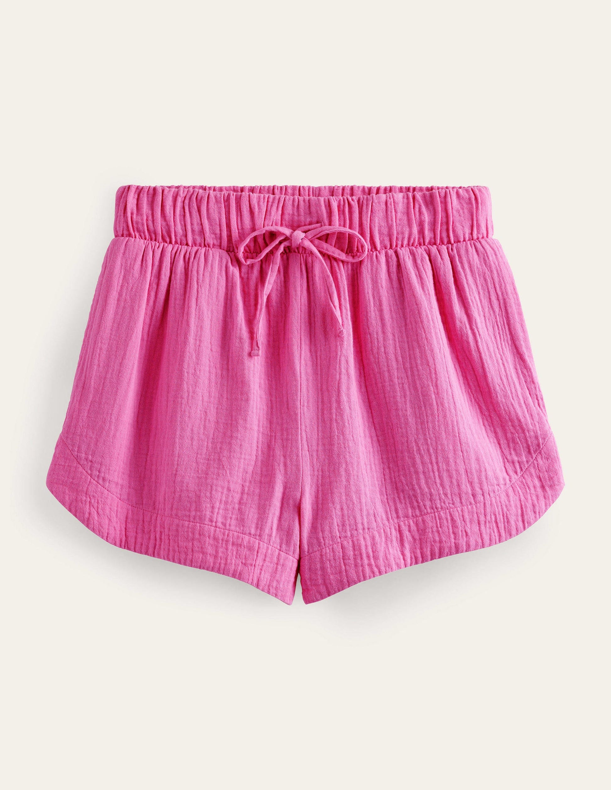Seihtuch-Shorts mit Tunnelzug-Festivalrosa-7