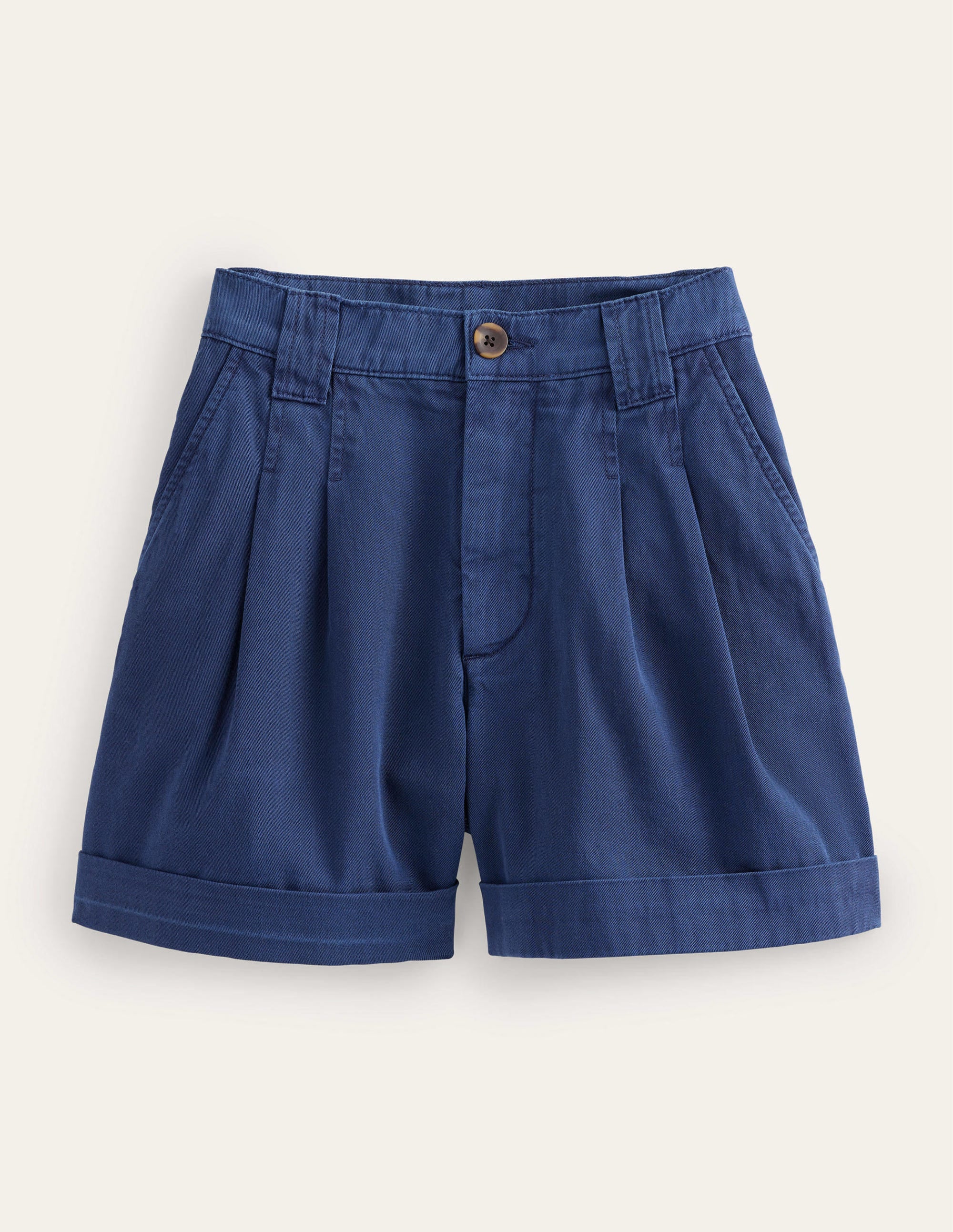Short décontracté en coton-Bleu nuit - Image 5