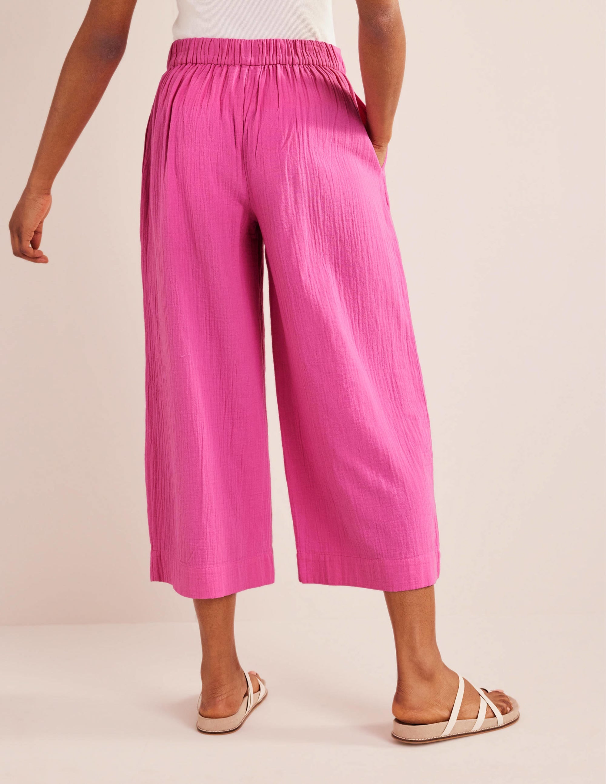 Hose aus Doppeltuch zum Hineinschlüpfen-Festivalrosa - Image 3