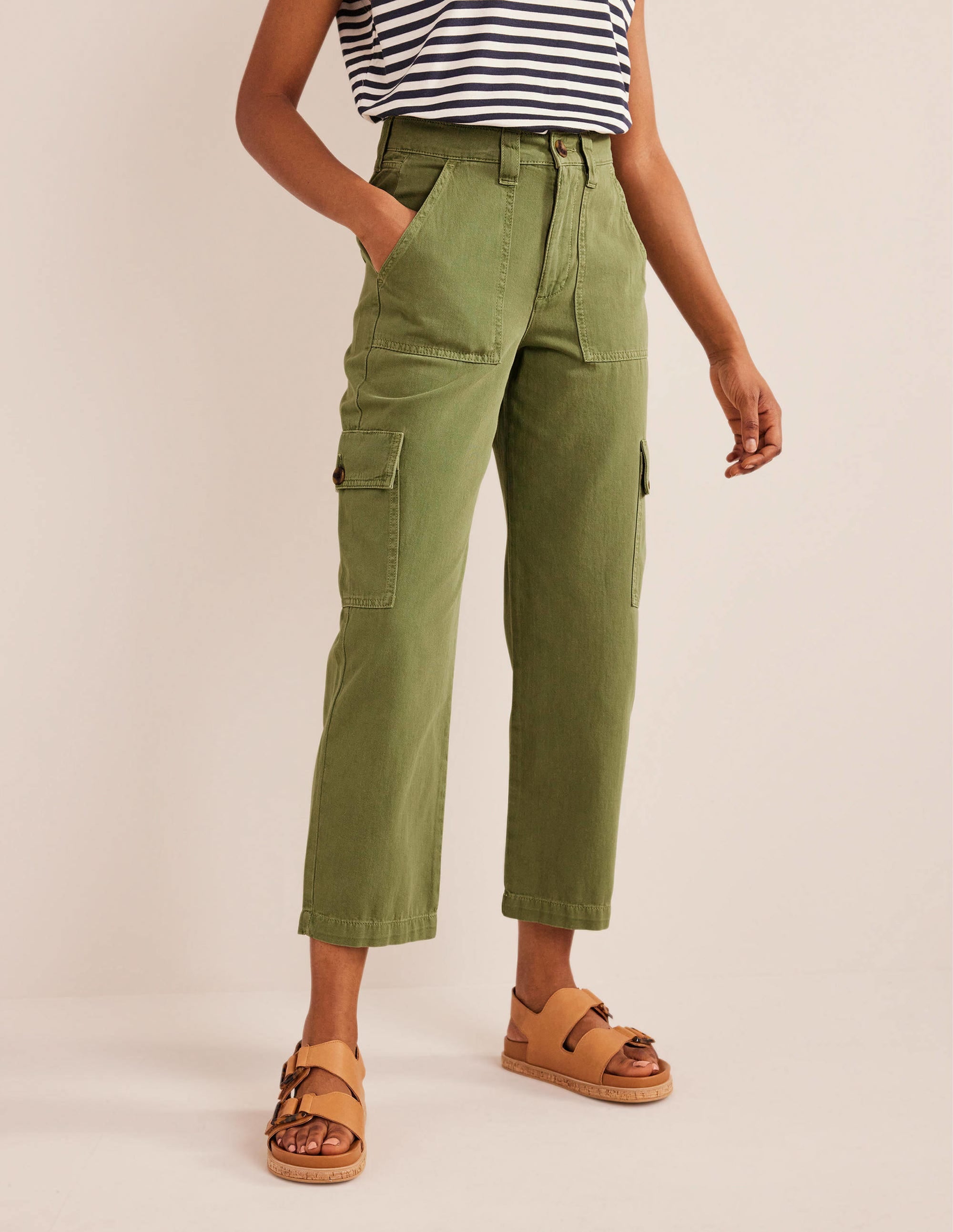 Lässige Cargohose-Aquamarine - Image 5