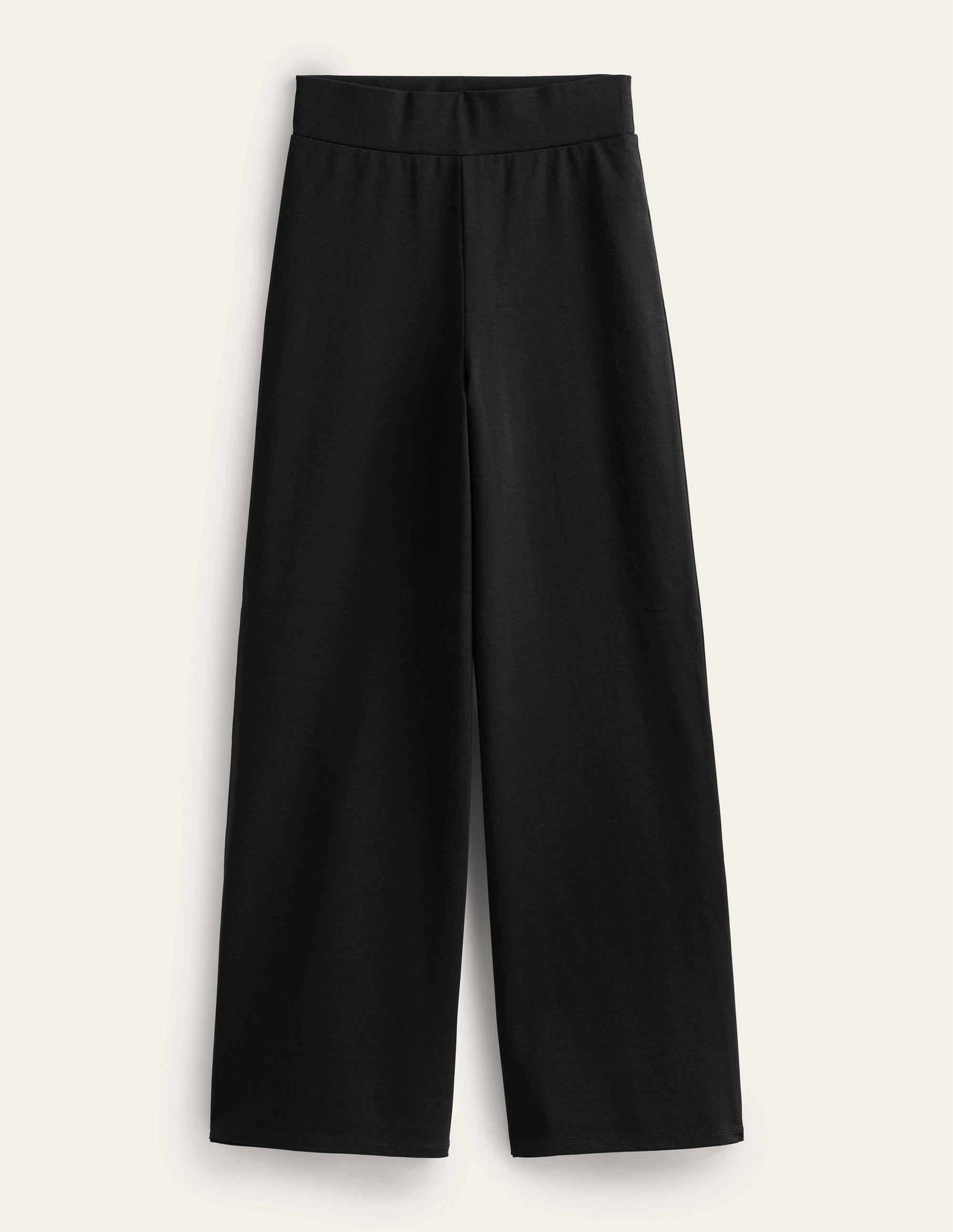 Jerseyhose mit weitem Bein-Schwarz - Image 5