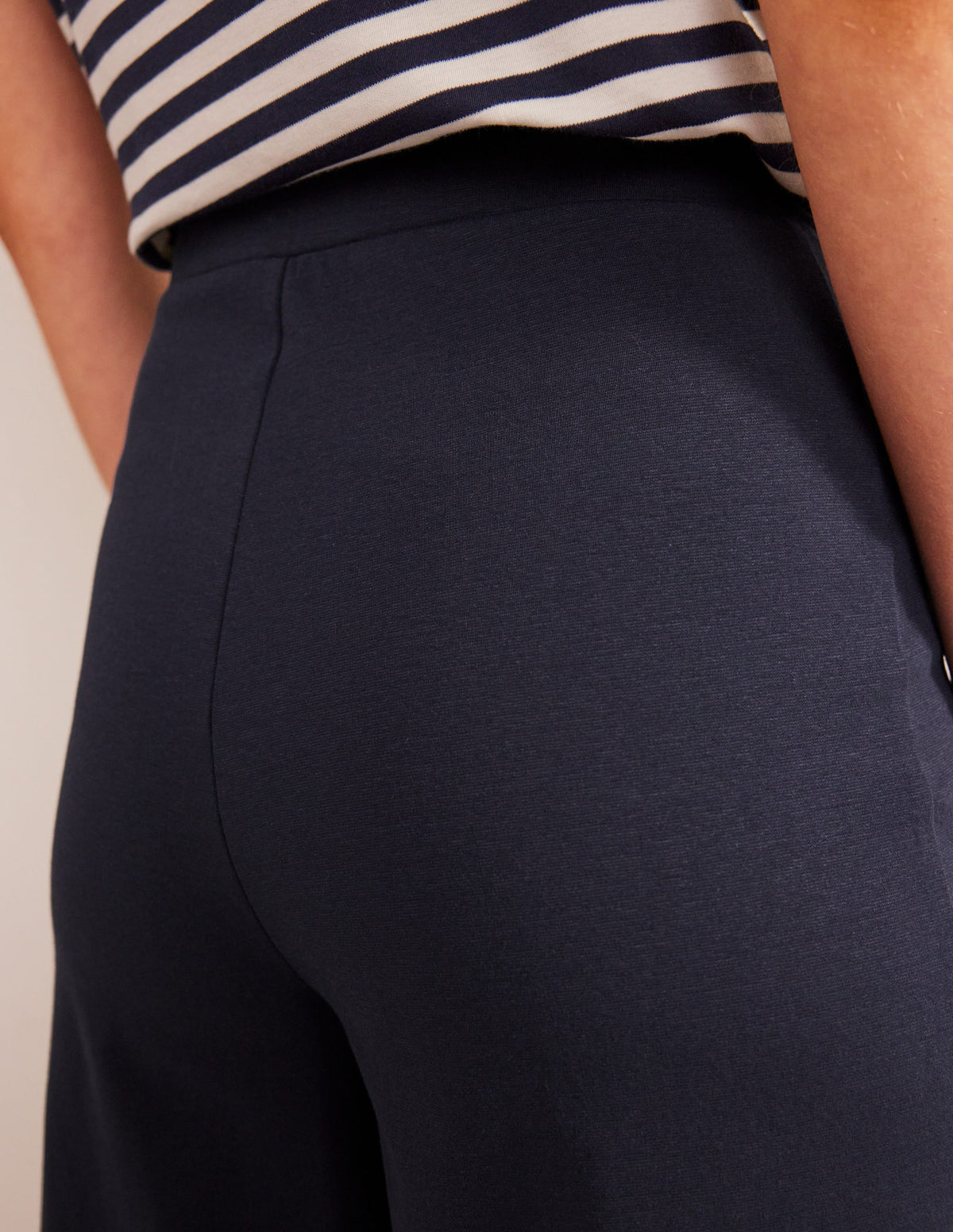 Jerseyhose mit weitem Bein-Marineblau - Image 2