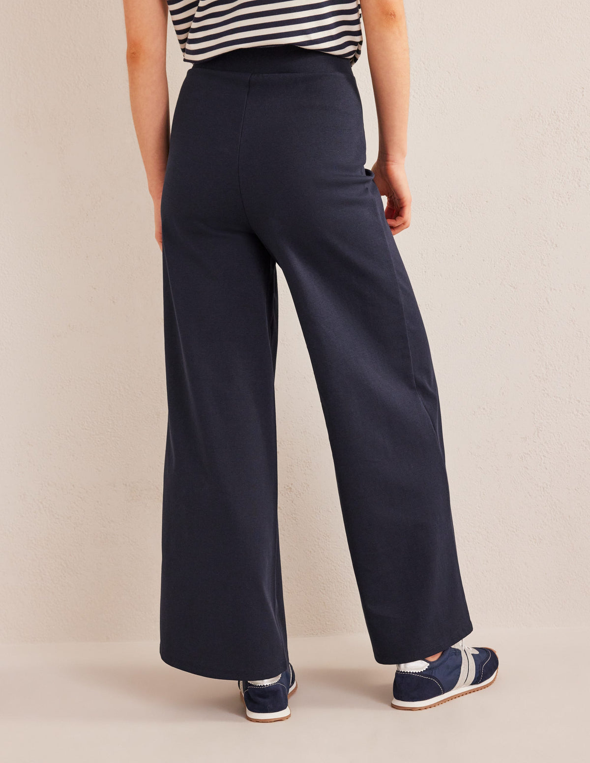 Jerseyhose mit weitem Bein-Marineblau - Image 3