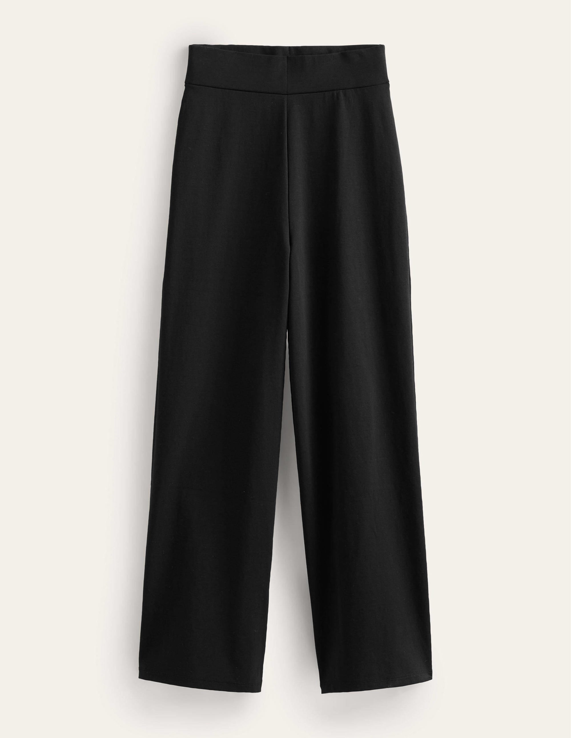 Kurz geschnittene Jerseyhose-Schwarz - Image 5
