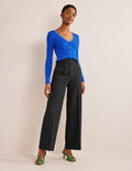 Pantalon large Westbourne-Noir