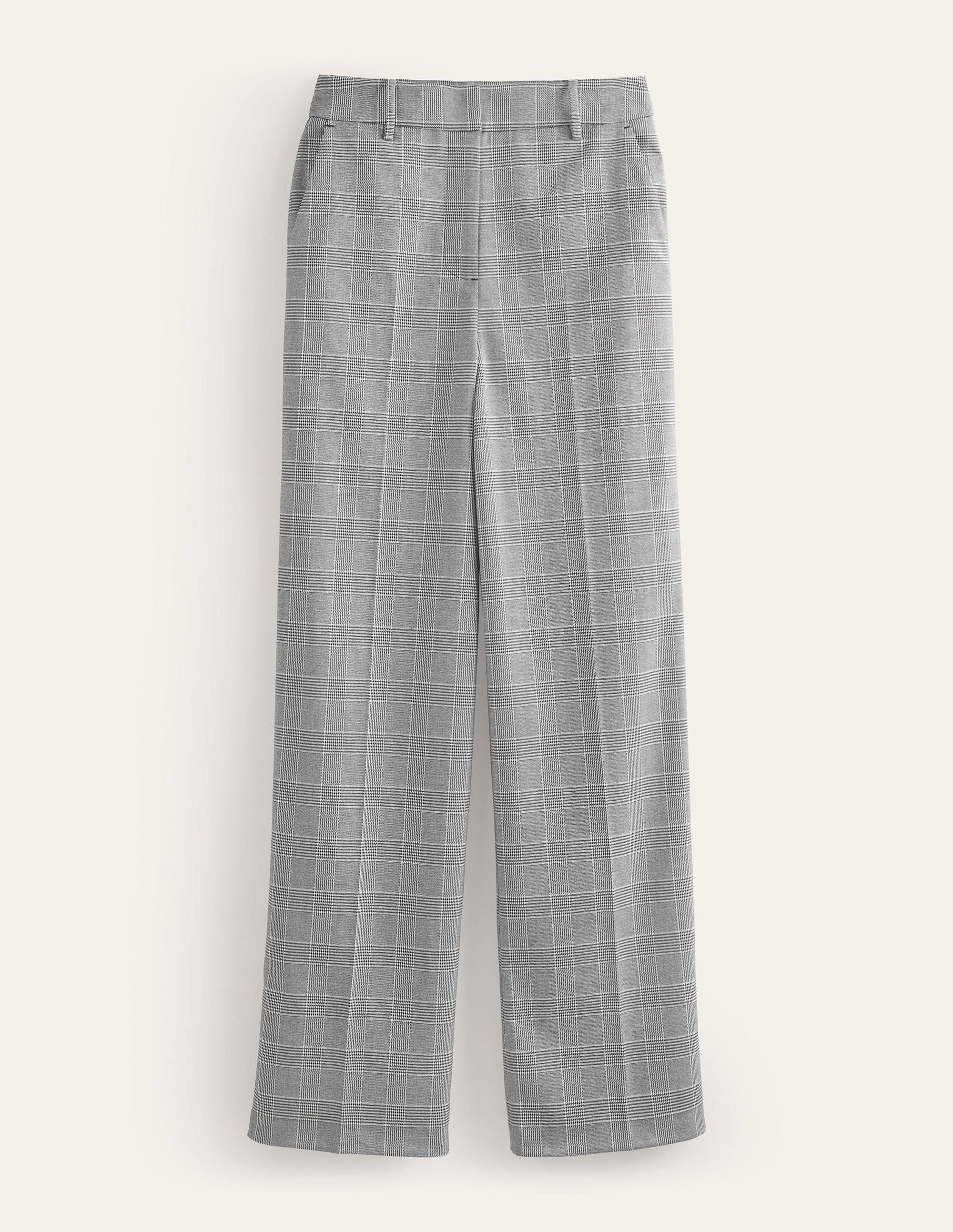 Pantalon large Westbourne-Carreaux avec rayé latéral bleu marine - Image 6