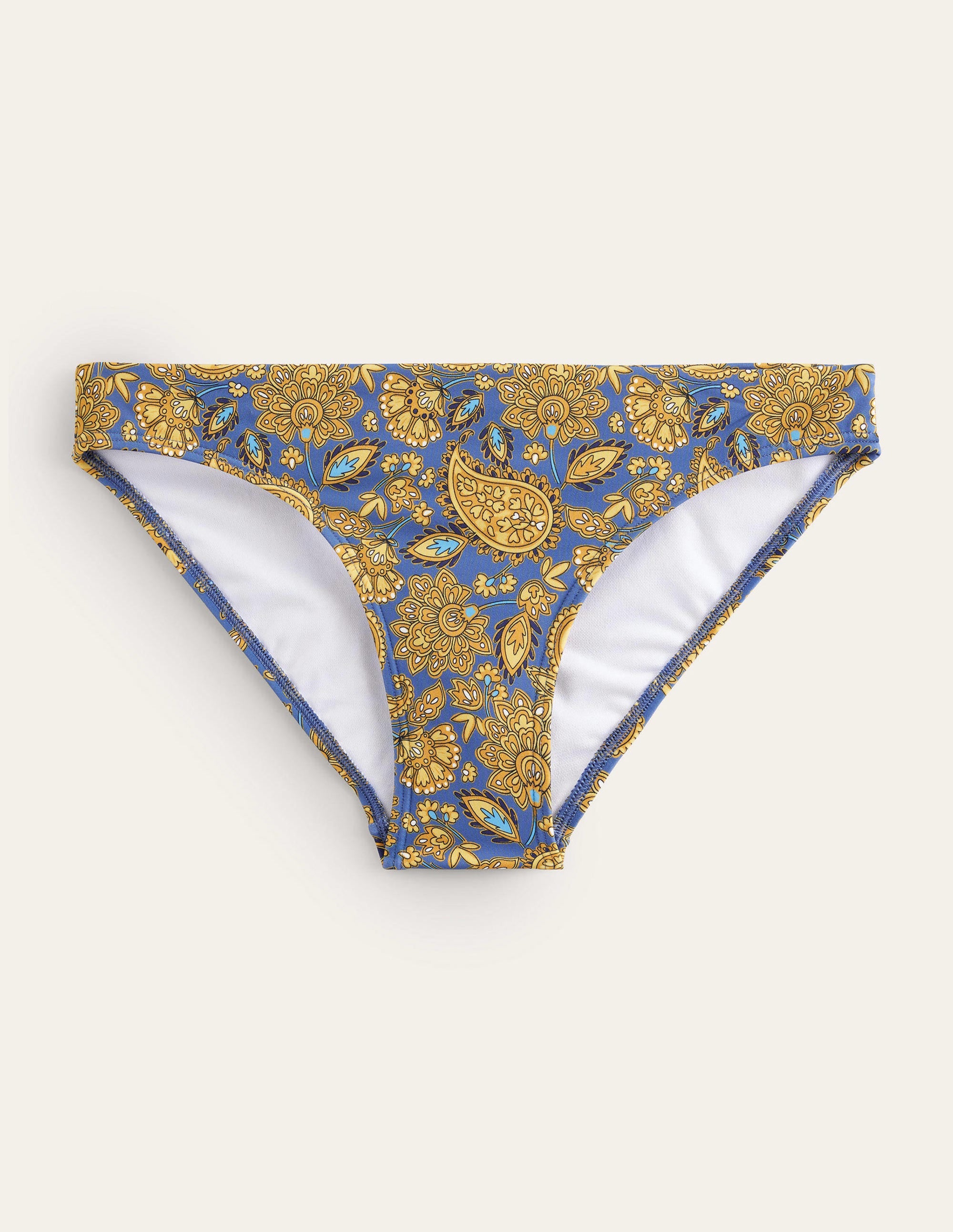 Bas de bikini intemporel-Doré moisson, motif Paisley Terrace - Image 5