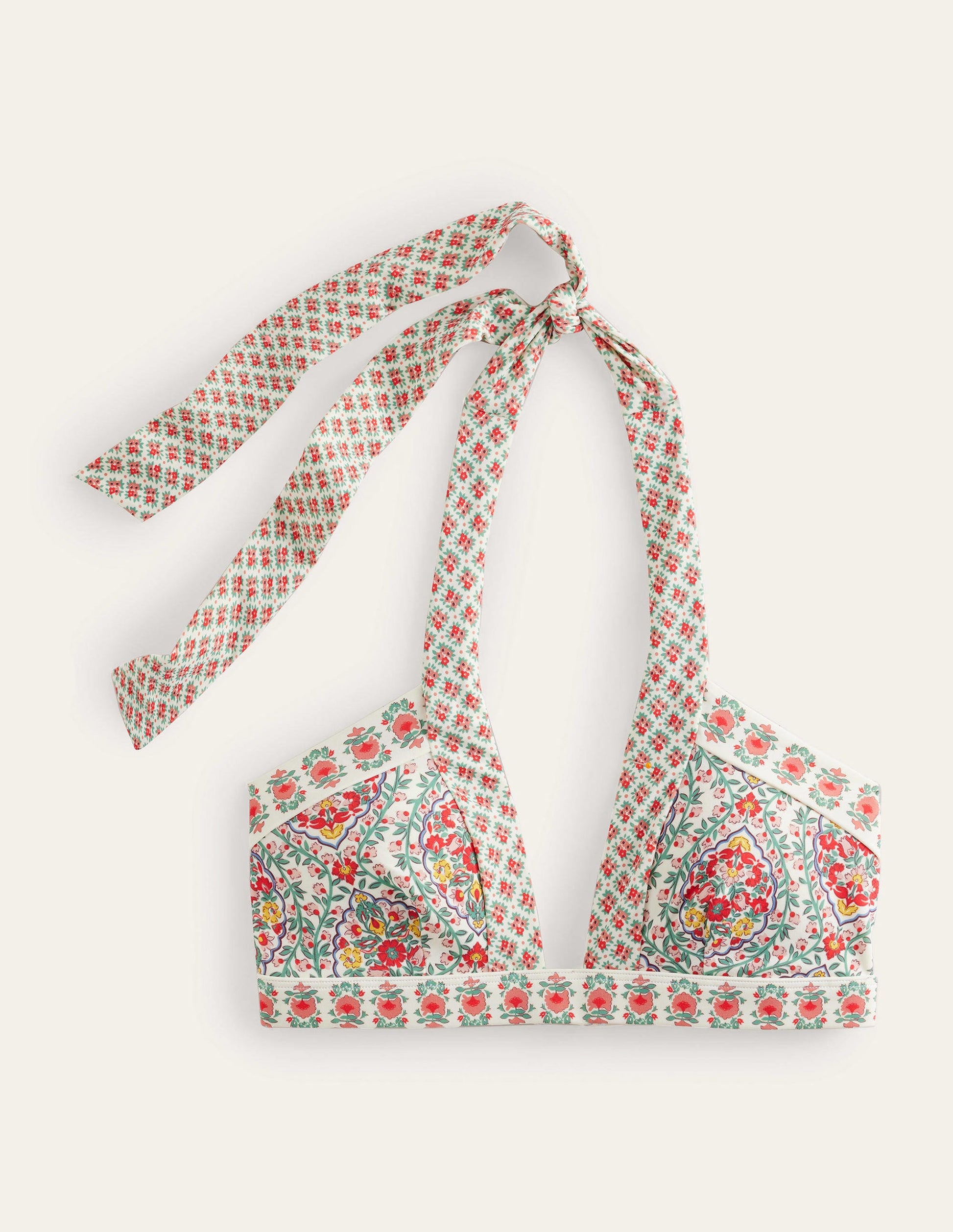 Ithaka Neckholder-Bikinioberteil-Bunt, Weinranken-5