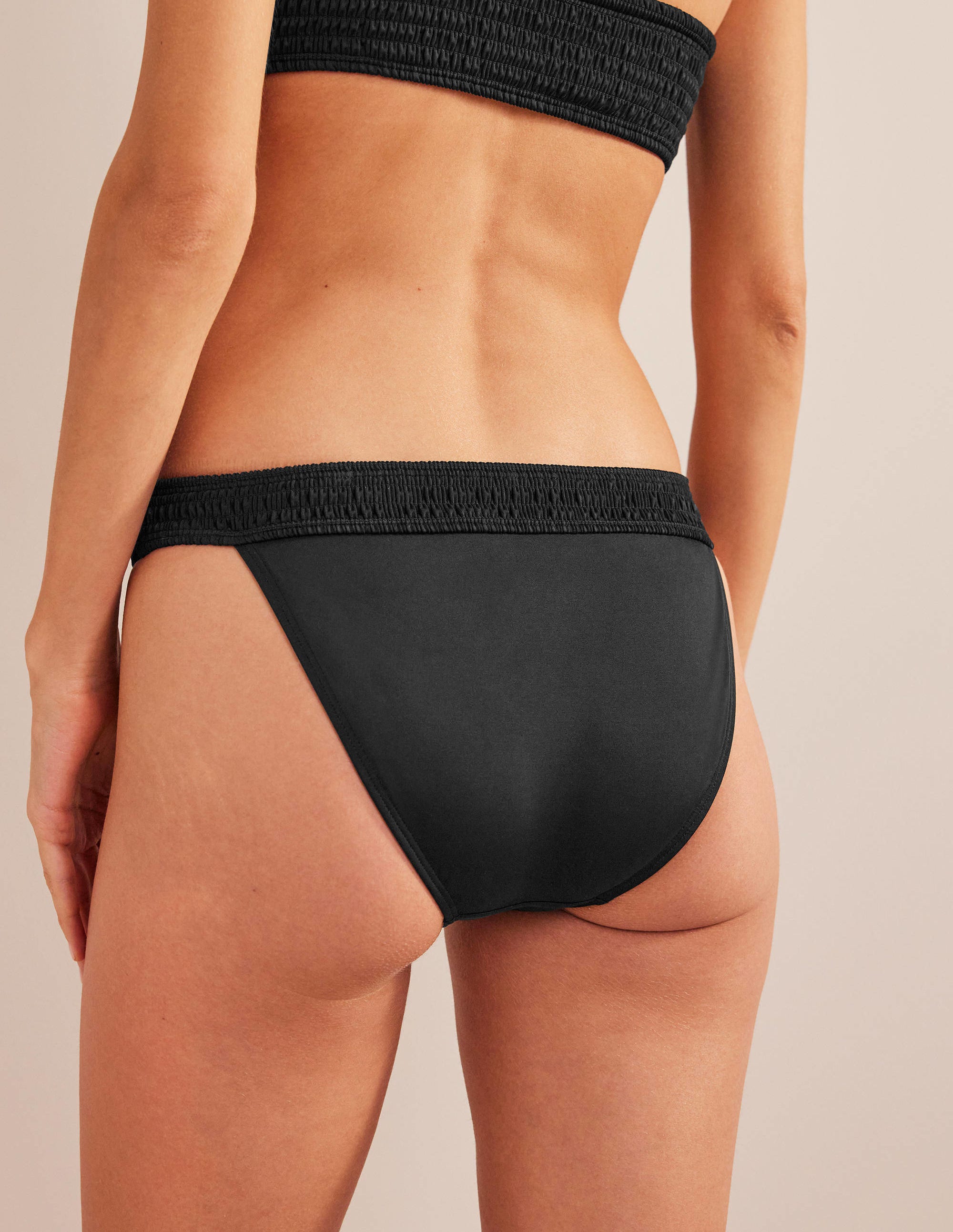 Milos Gesmokte Bikinihose-Schwarz - Image 3