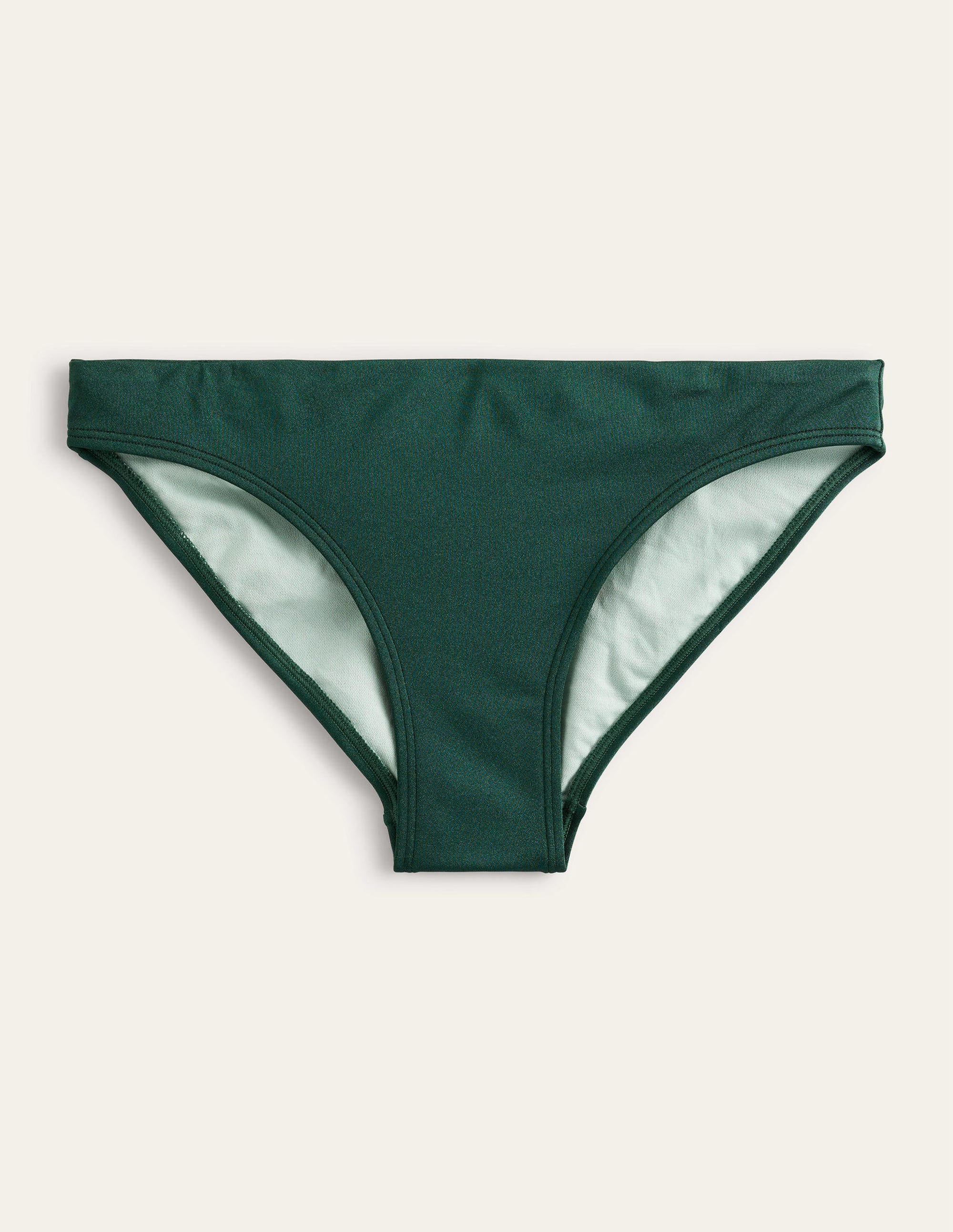 Arezzo Strukturierte Bikinihose-Malachitgrün, Schimmernd - Image 5