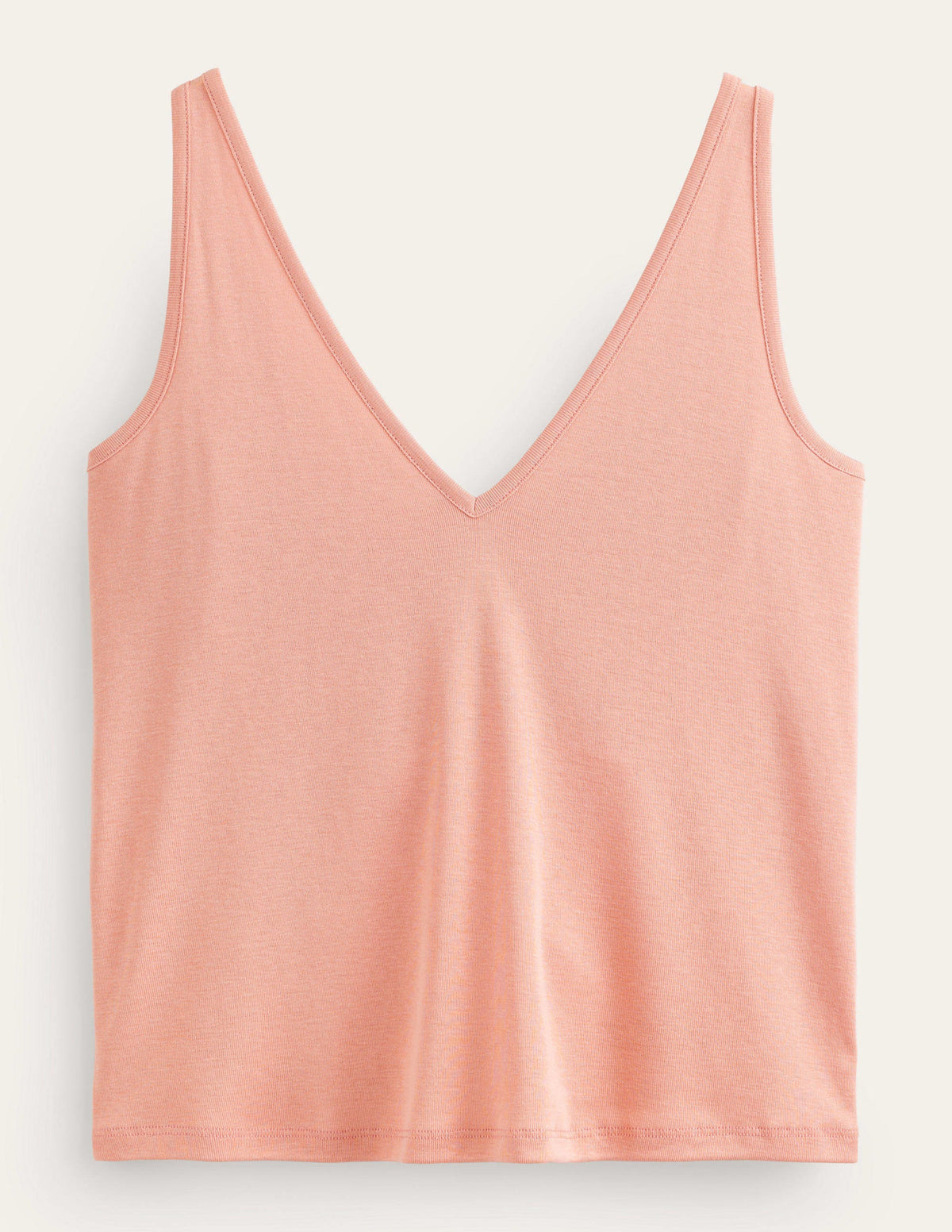 Jersey-Top mit V-Ausschnitt-Rosa - Image 5