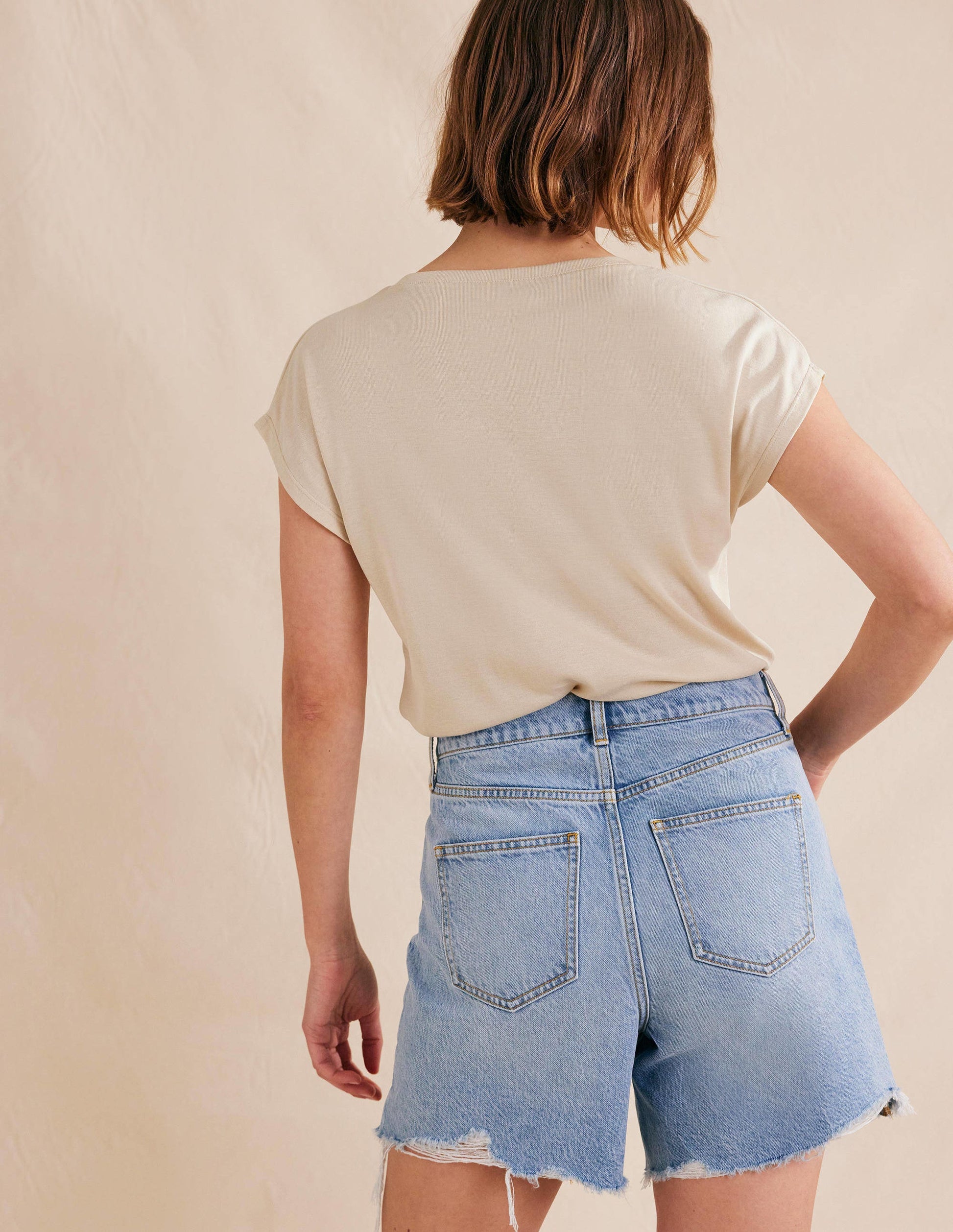 T-Shirt mit übergehenden Ärmeln-Graupen-3