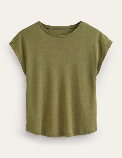 Soft Touch Sleeveless Top-Spruce