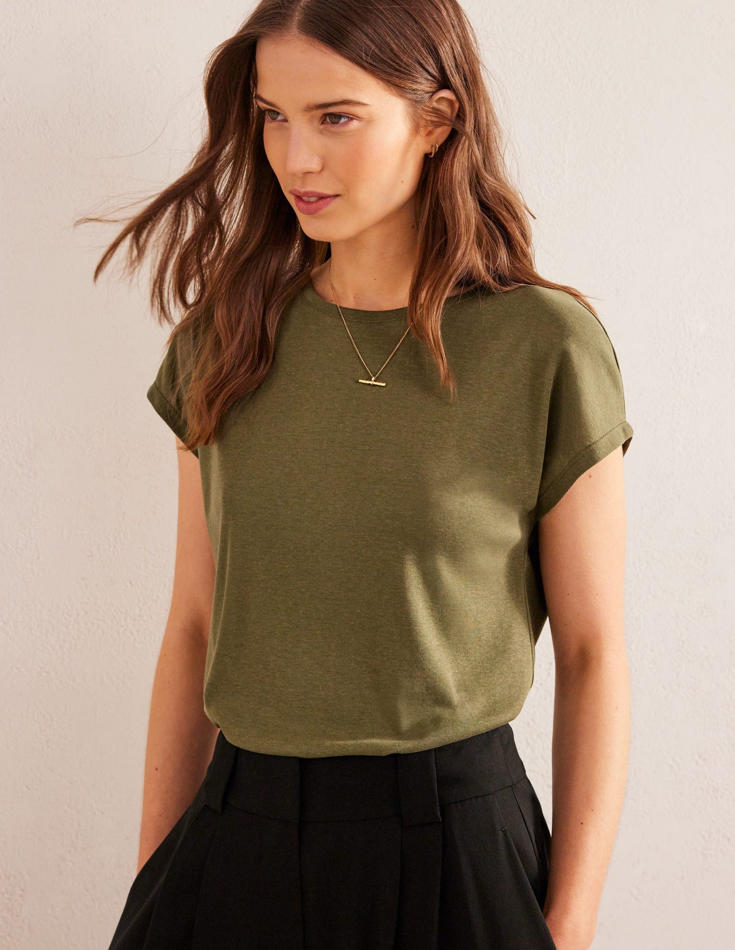 Soft Touch Sleeveless Top-Spruce