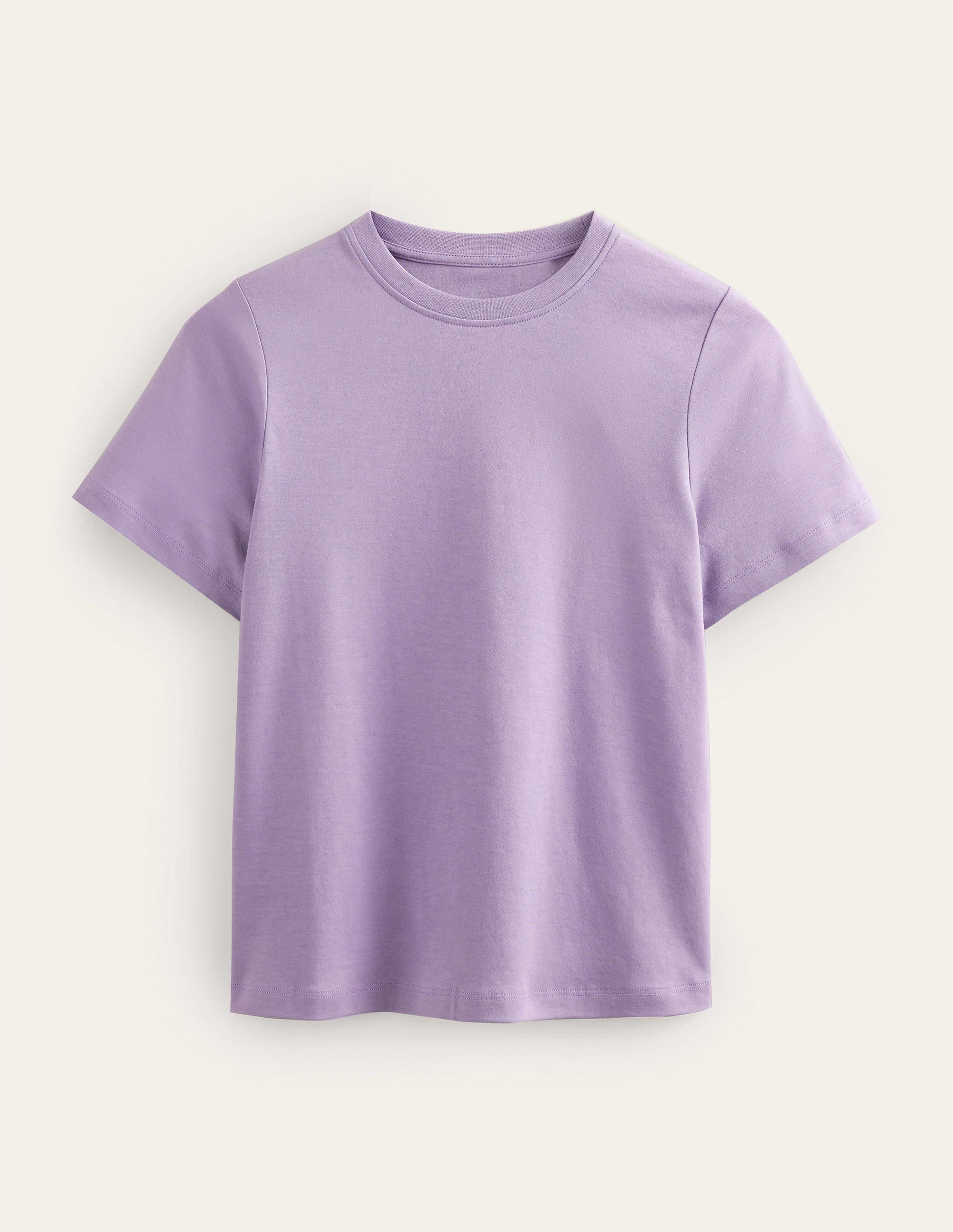 T-shirt col rond en coton-Chardon sauvage - Image 5