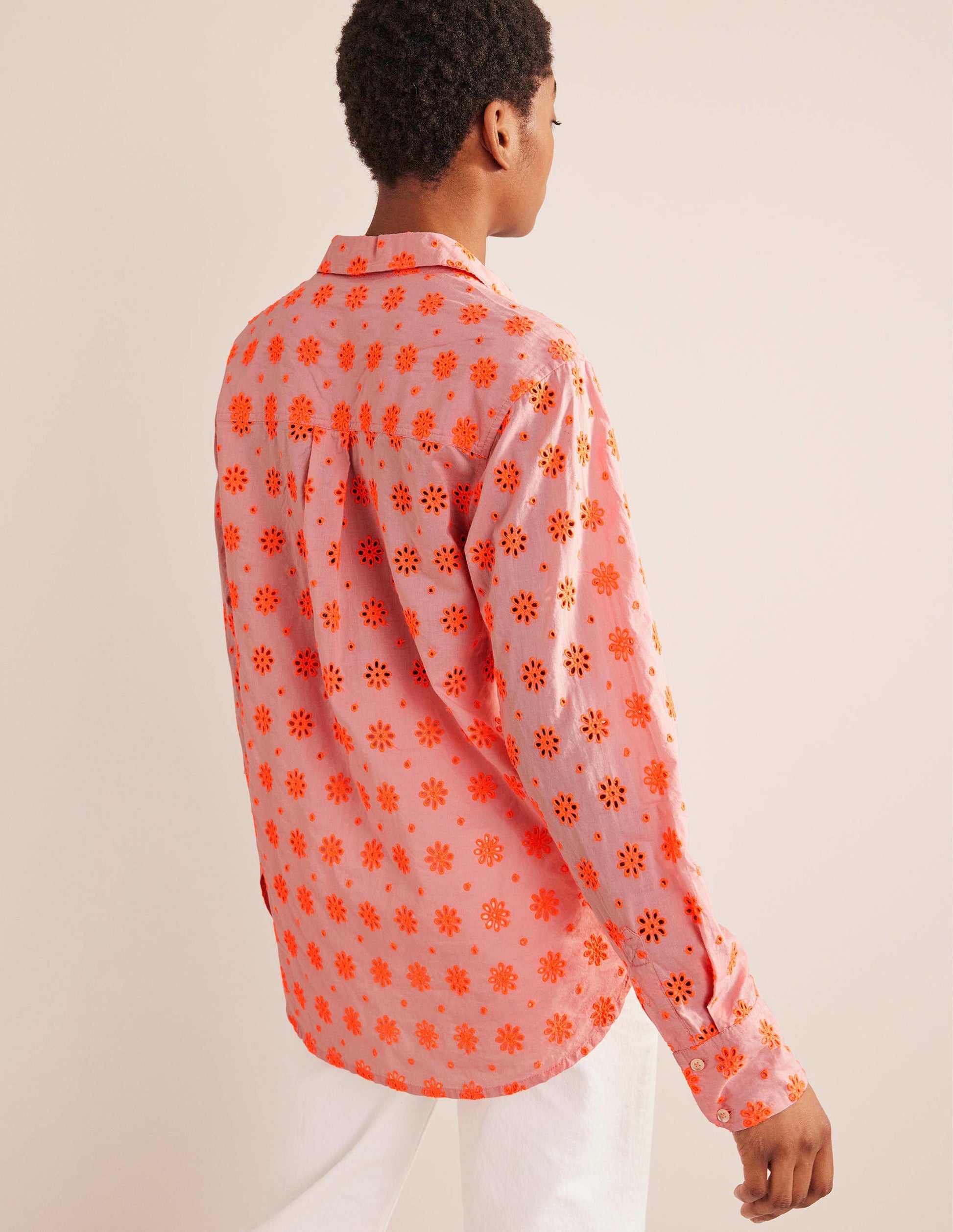 Nouvelle chemise décontractée en coton-Punch pastèque-3
