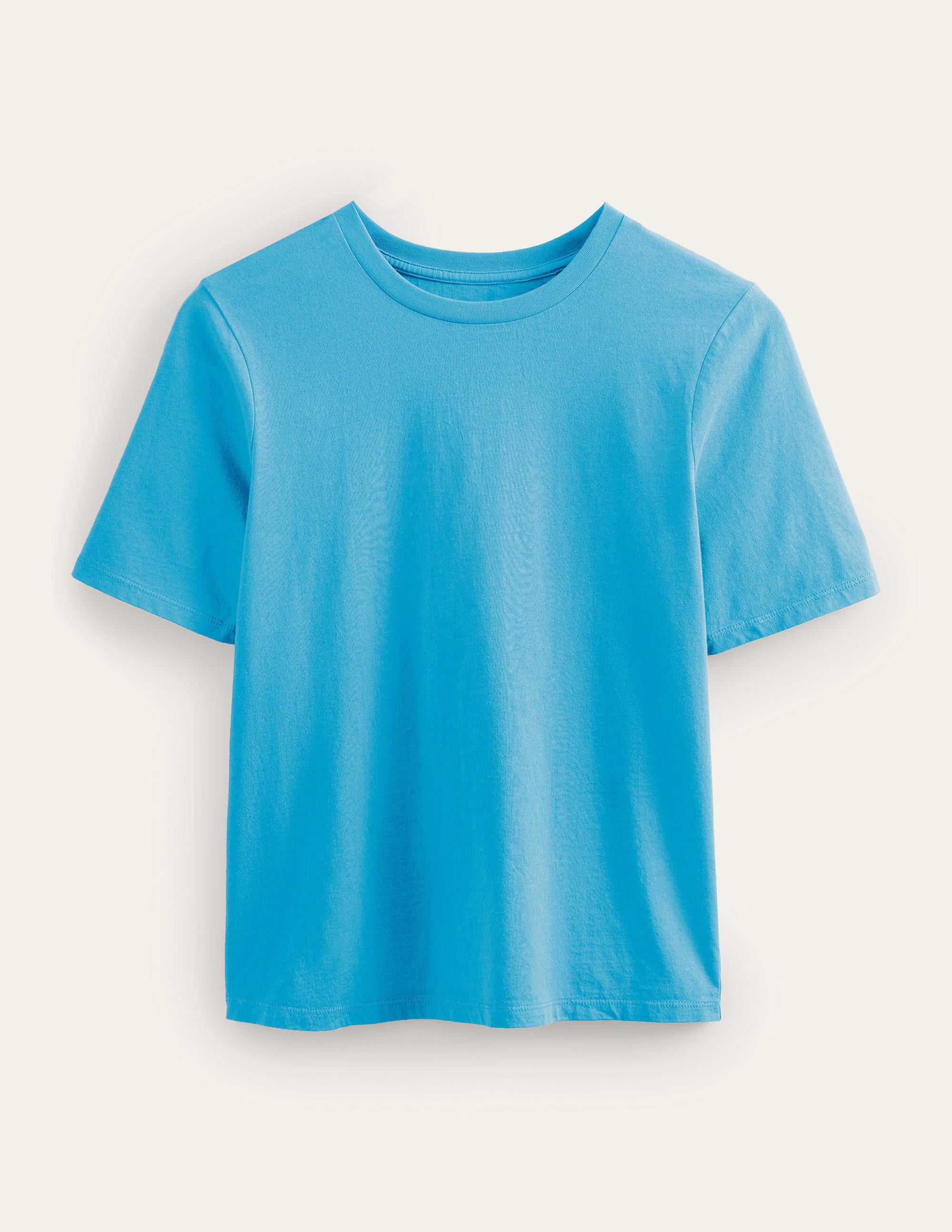 Leichtes Rundhals-T-Shirt-Chinesisches Blau - Image 5