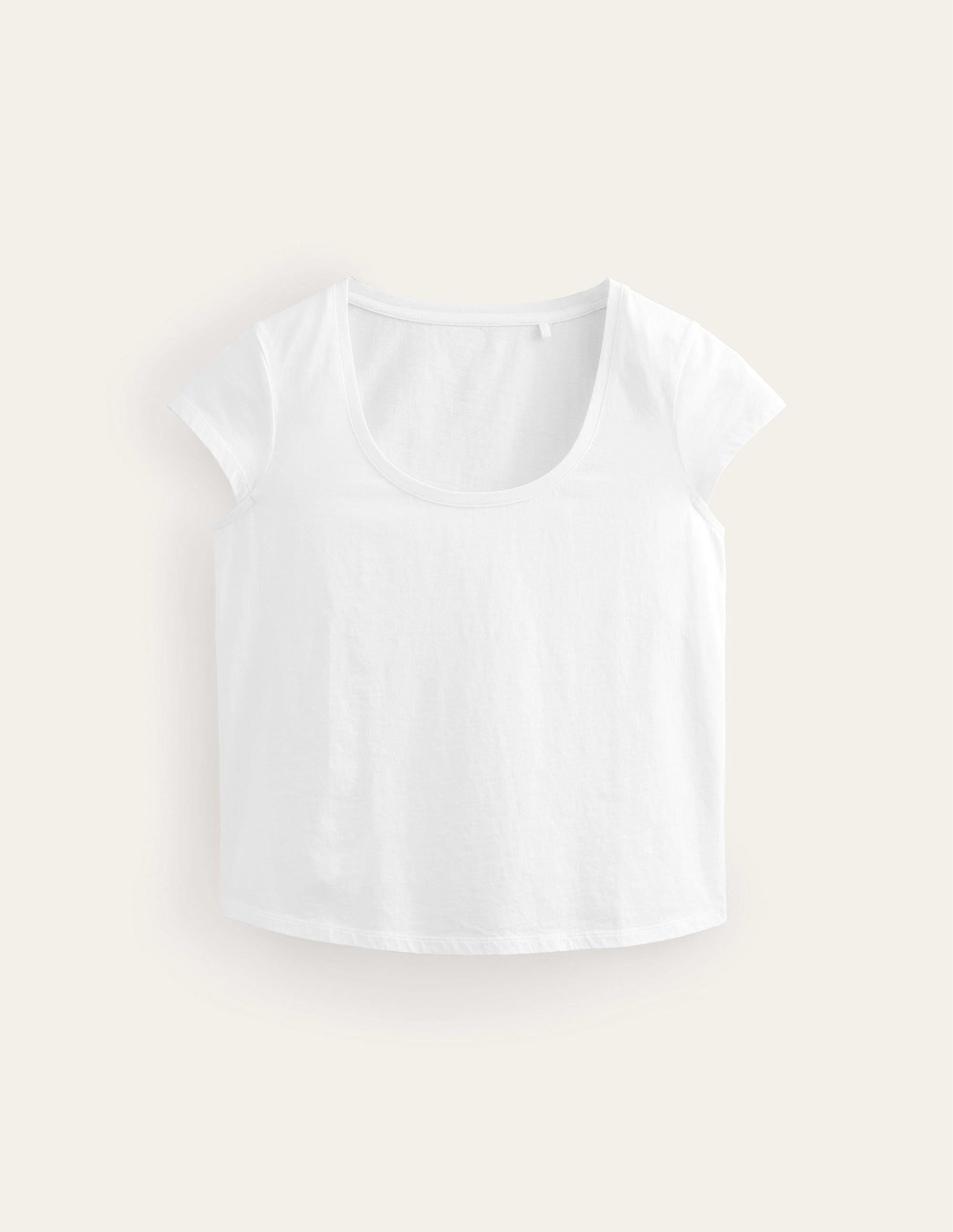 T-Shirt mit Rundhalsausschnitt-Weiß - Image 5