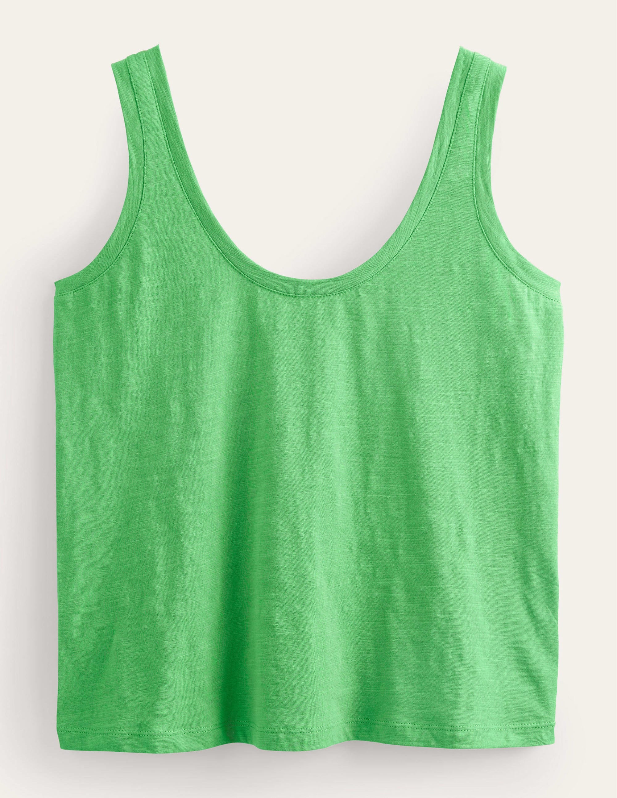 Lässiges Trägershirt mit Rundhalsausschnitt-Grün - Image 5