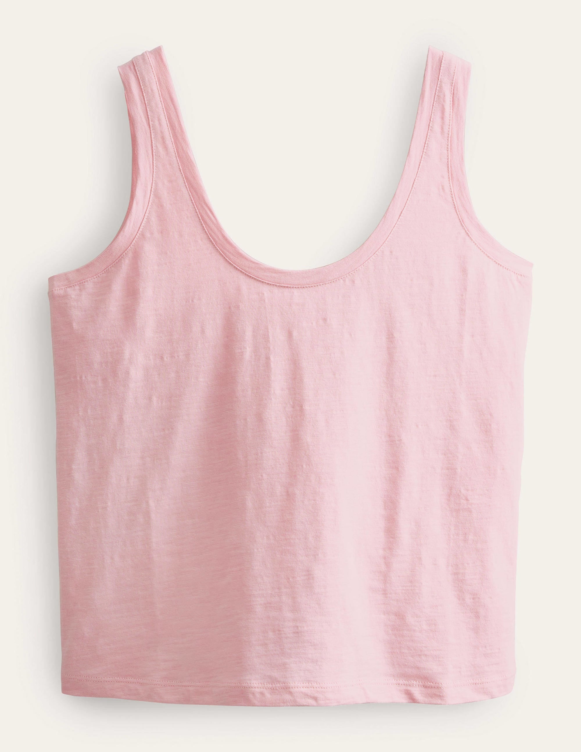 Lässiges Trägershirt mit Rundhalsausschnitt-Cameo-Rosa - Image 6