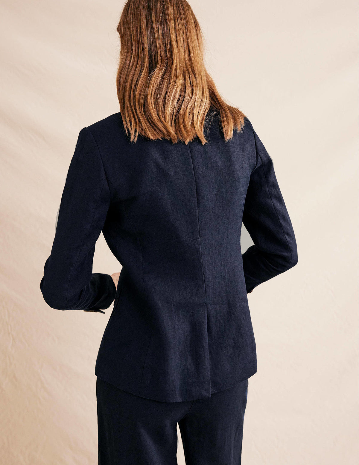 Cambridge Leinenblazer-Aqua Marine Marl-3
