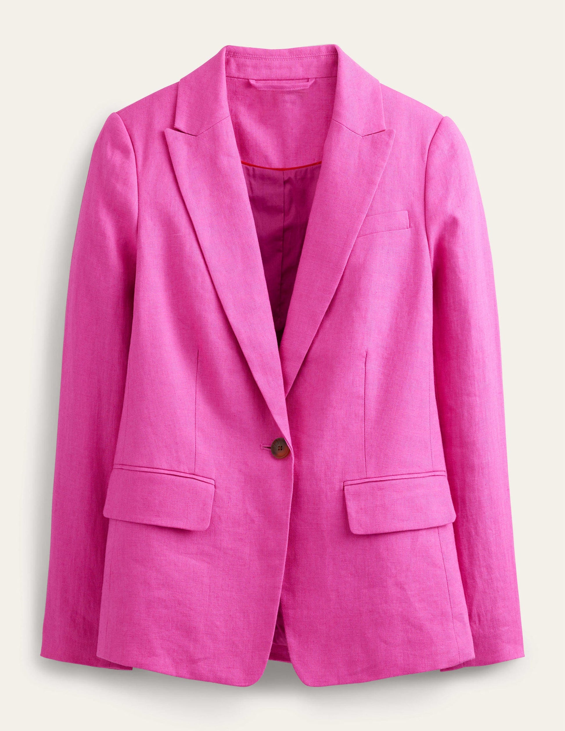 Cambridge Leinenblazer-Magenta-8