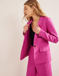 Cambridge Leinenblazer-Magenta
