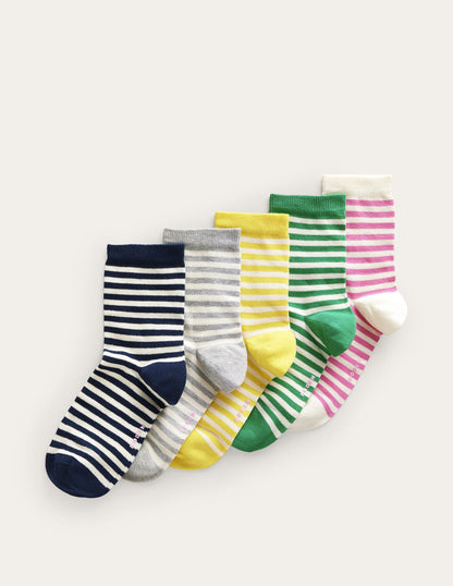 Knöchelsocken im 5er-Pack-Bretonstreifen-1
