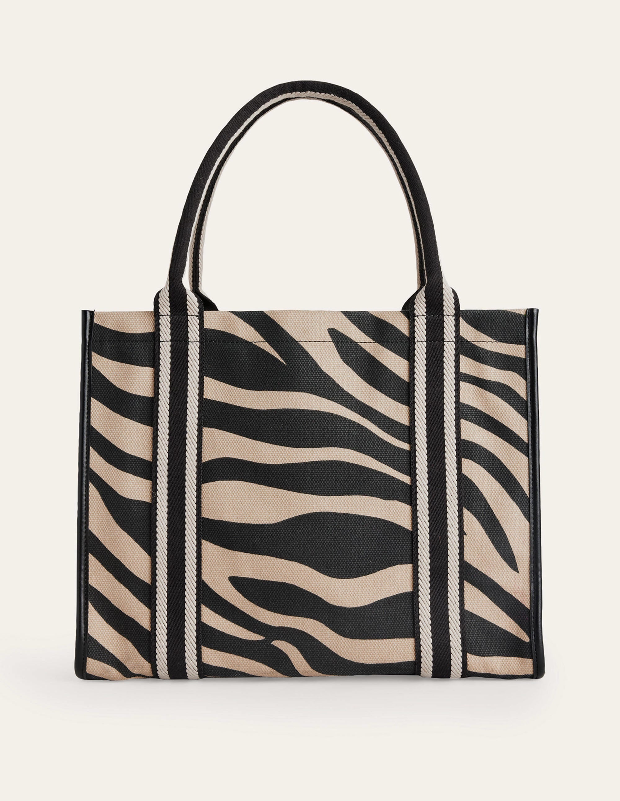 Sac cabas Tilda en toile-Tigre beige - Image 2