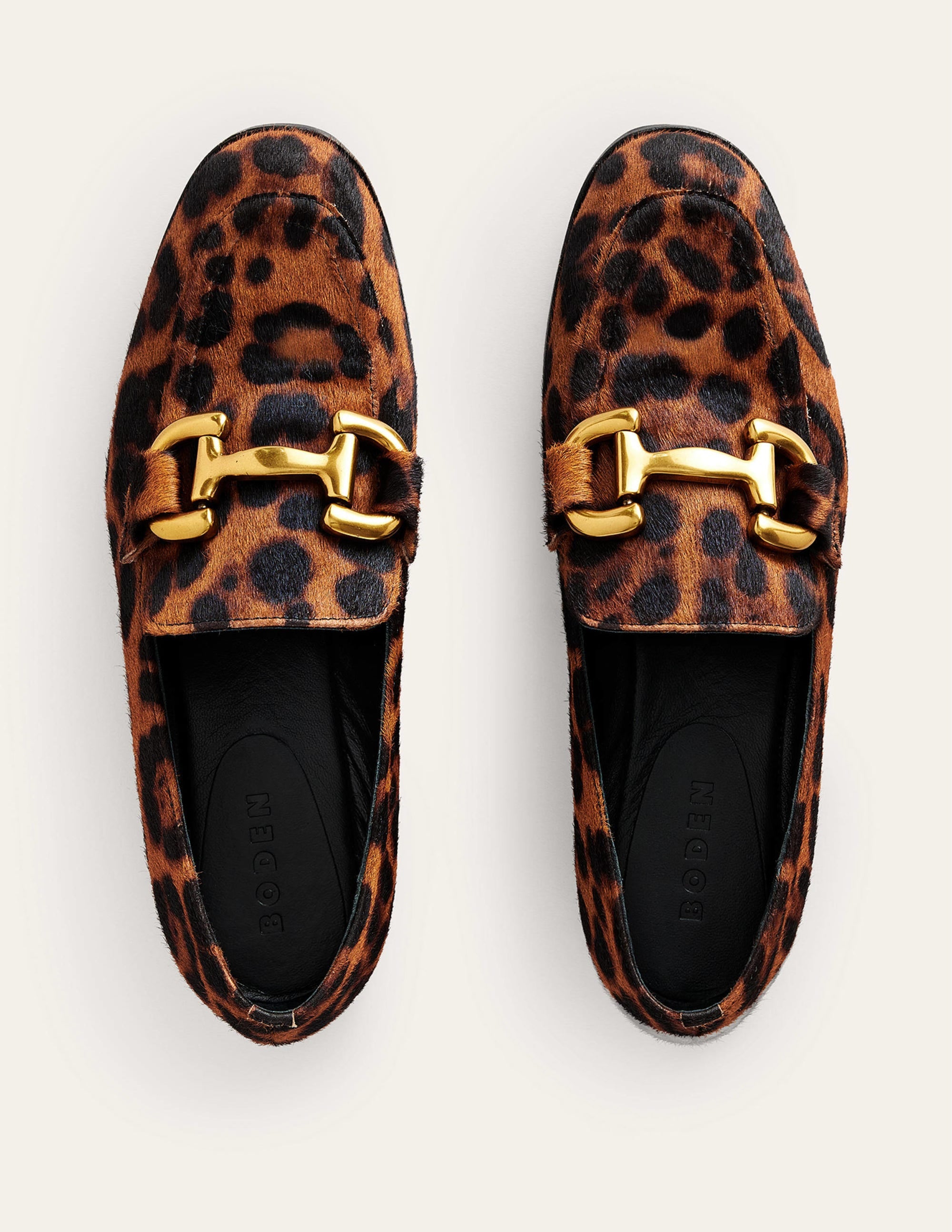 Mocassins Iris à mors-Poils de poney léopard - Image 4