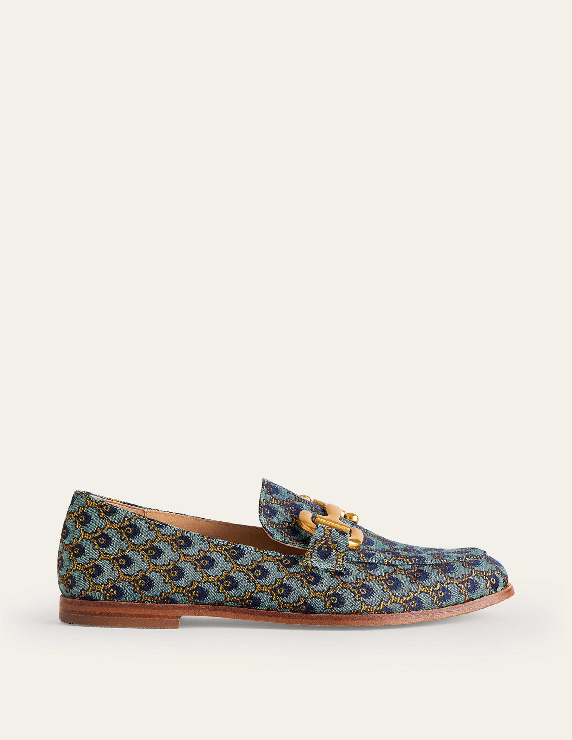 Iris Snaffle Loafers-Jacquard-2