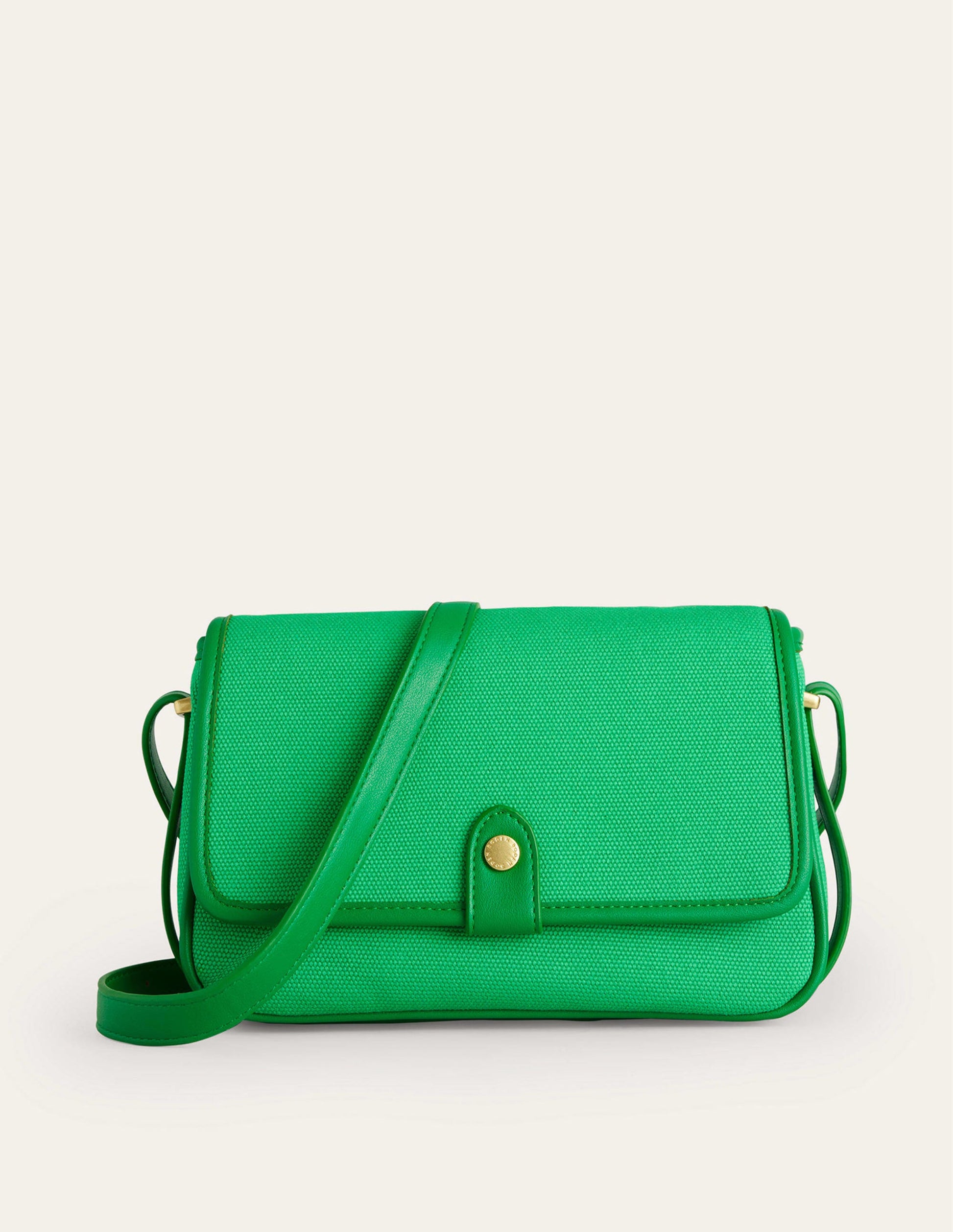 Structured Cross-Body Bag-Pigment Green-2