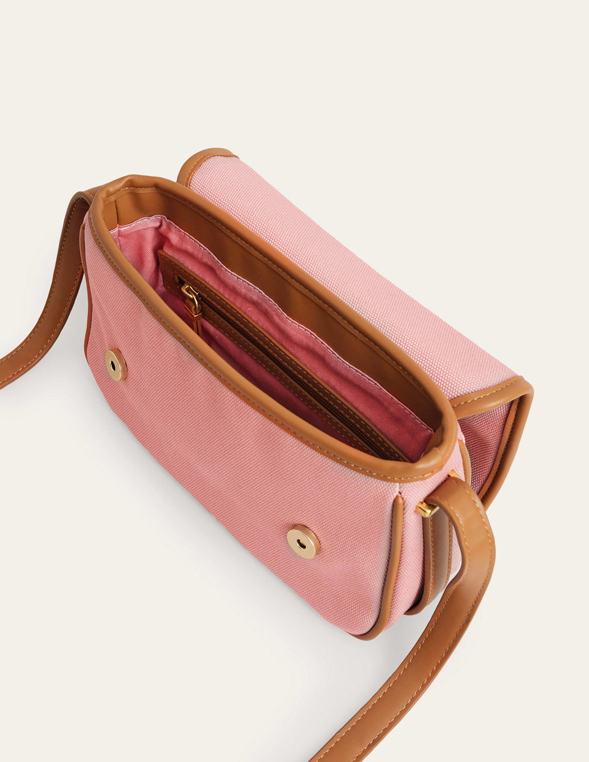 Structured Cross-Body Bag-Blush-5
