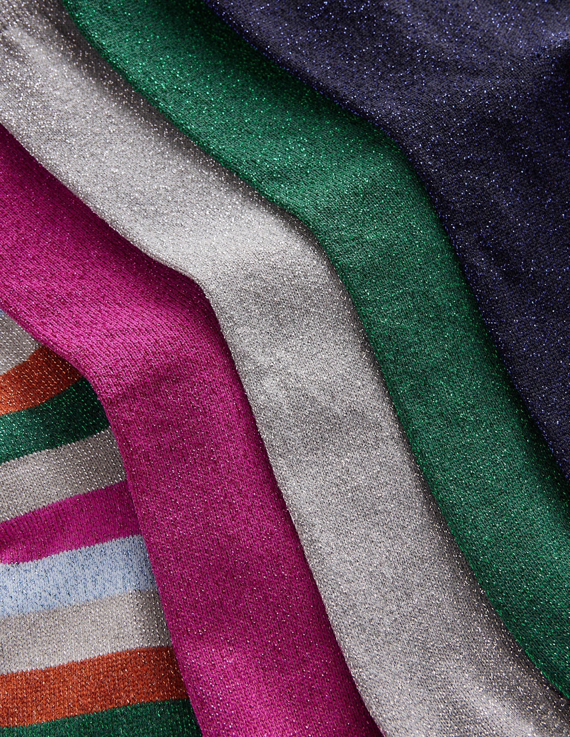 5 paires de chaussettes basses étincelantes-Métallisé audacieux - Image 2