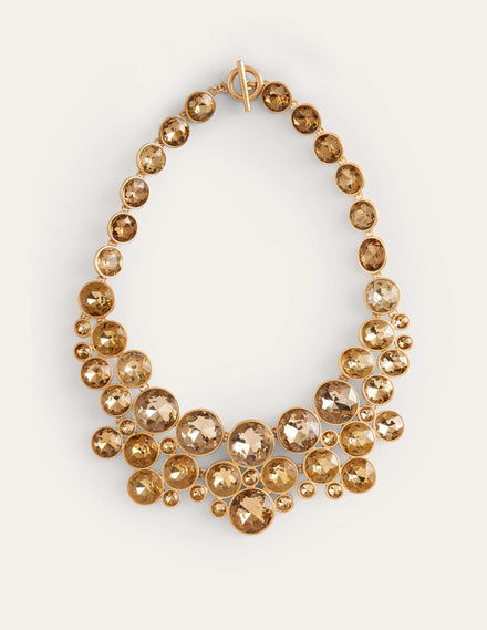 Andrea Edelstein-Cluster-Kette-Gold