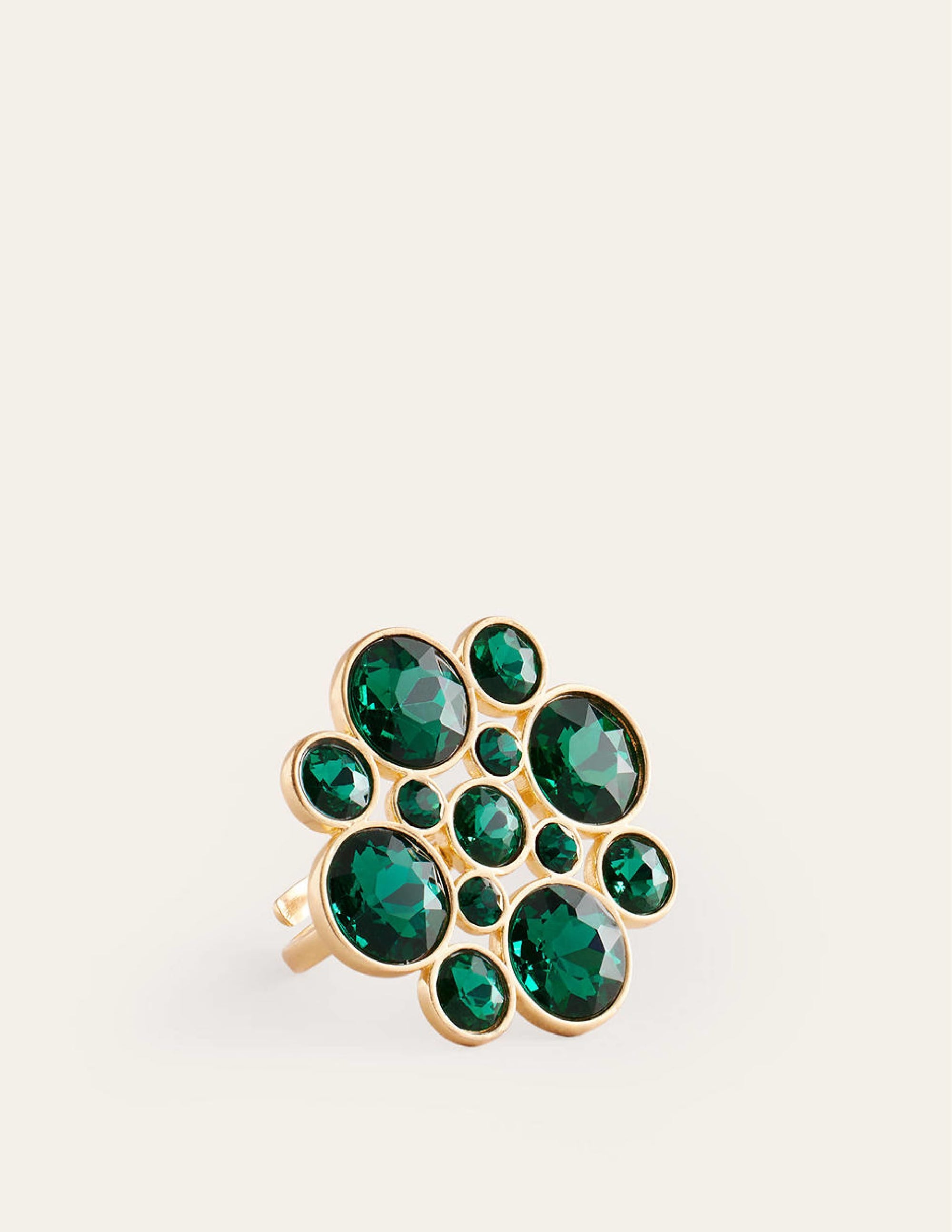 Bague Andrea ornementée-Vert - Image 2