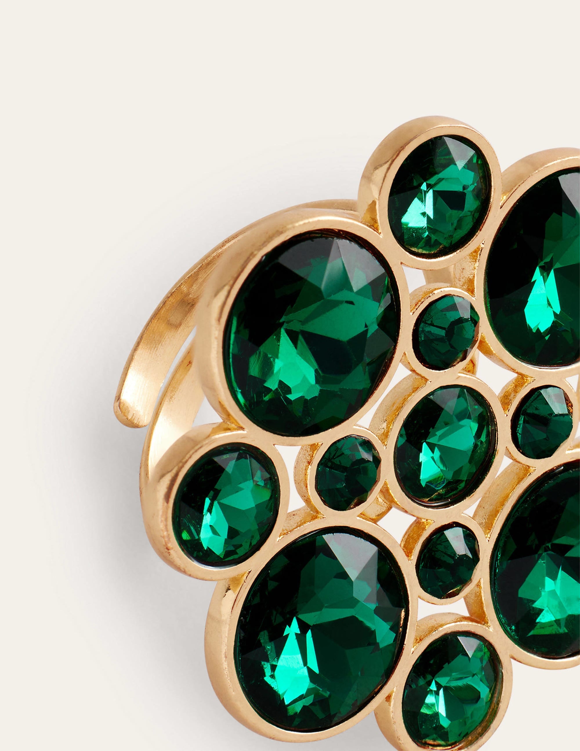Bague Andrea ornementée-Vert - Image 3