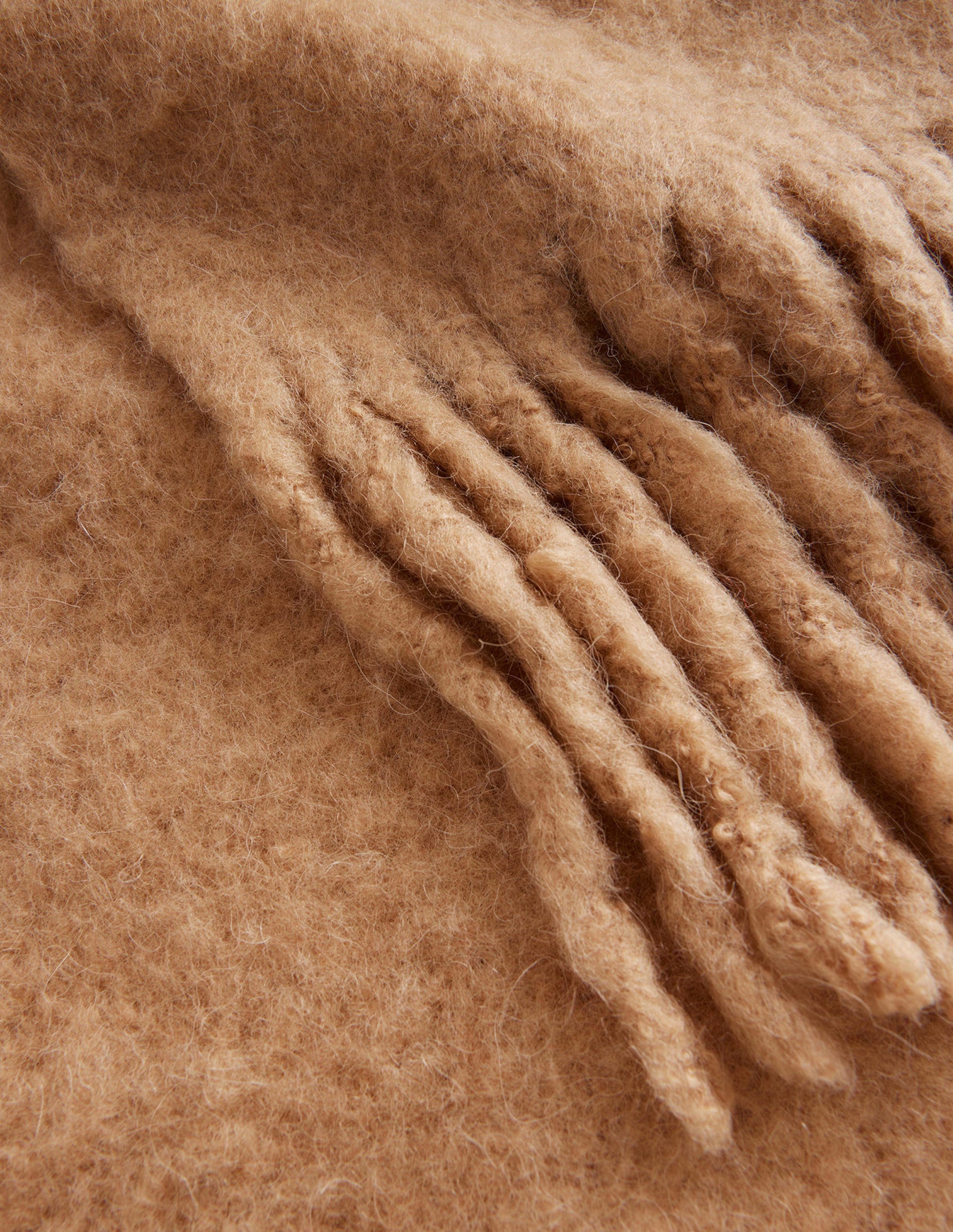 Flauschiger Schal-Kamelbraun-3