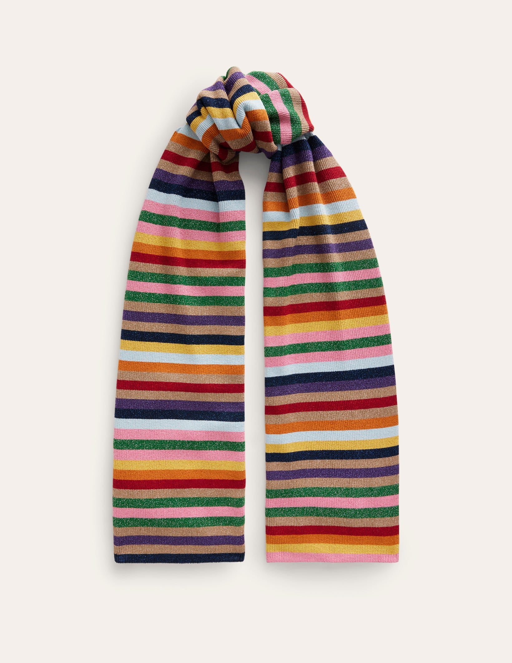 Schal mit Metallic-Streifen-Regenbogen - Image 2