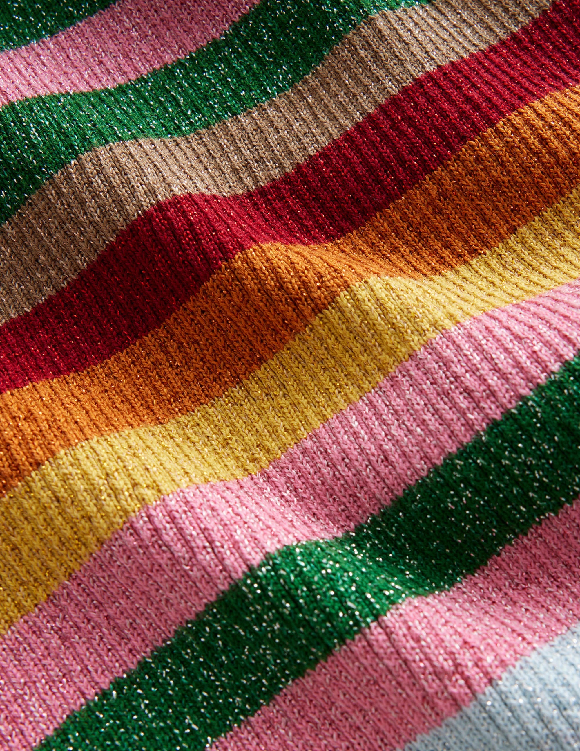 Schal mit Metallic-Streifen-Regenbogen - Image 3