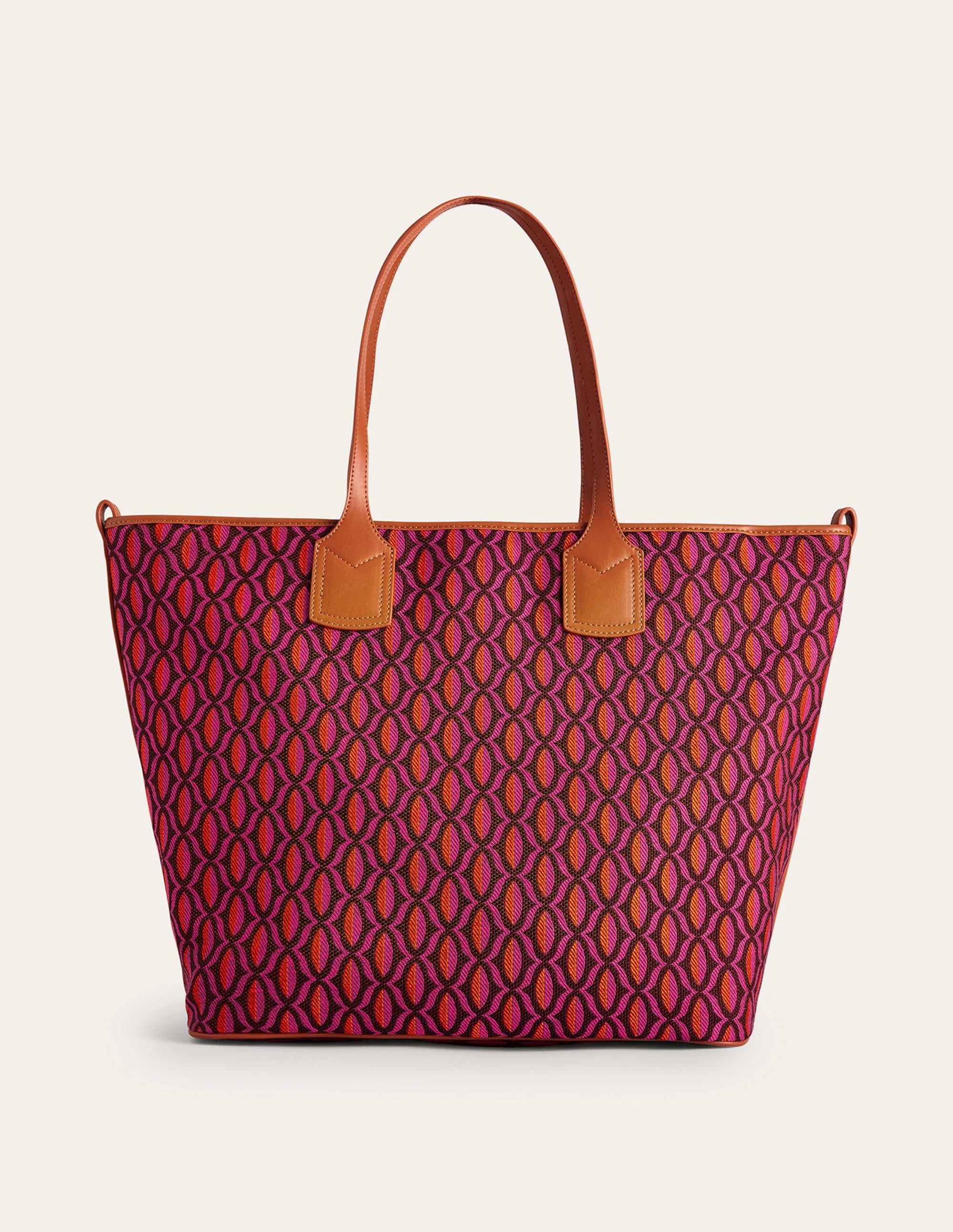 Trapez-Tasche-Rot Geometrisch - Image 2