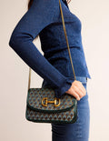 Sac à bandoulière et détail mors-Jacquard