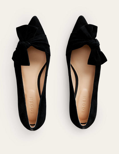 Ballerinas mit Schleife-Schwarz-5