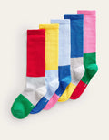 Stiefelsocken im 5er-Pack-Blockfarben