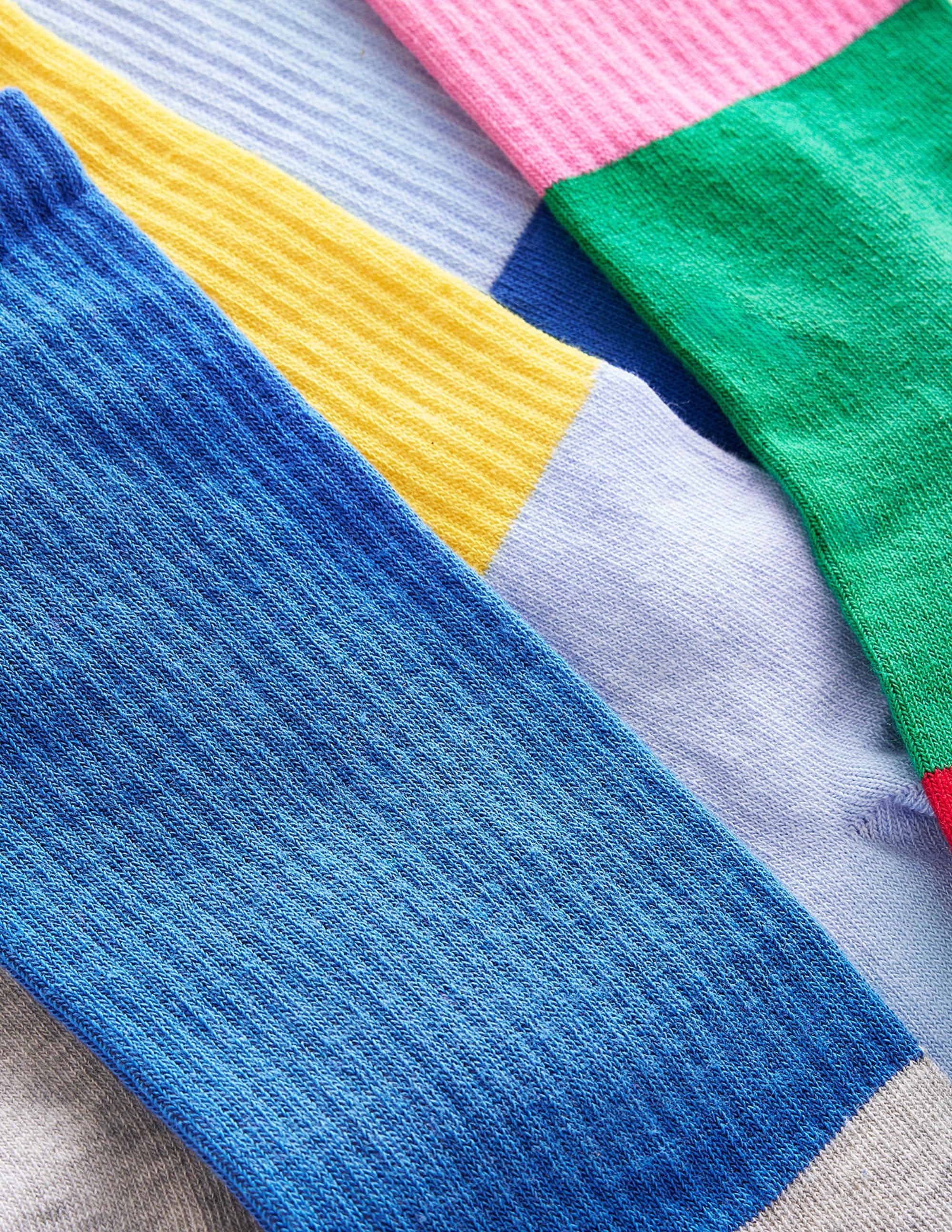 5 paires de chaussettes pour bottes-Colourblock - Image 2
