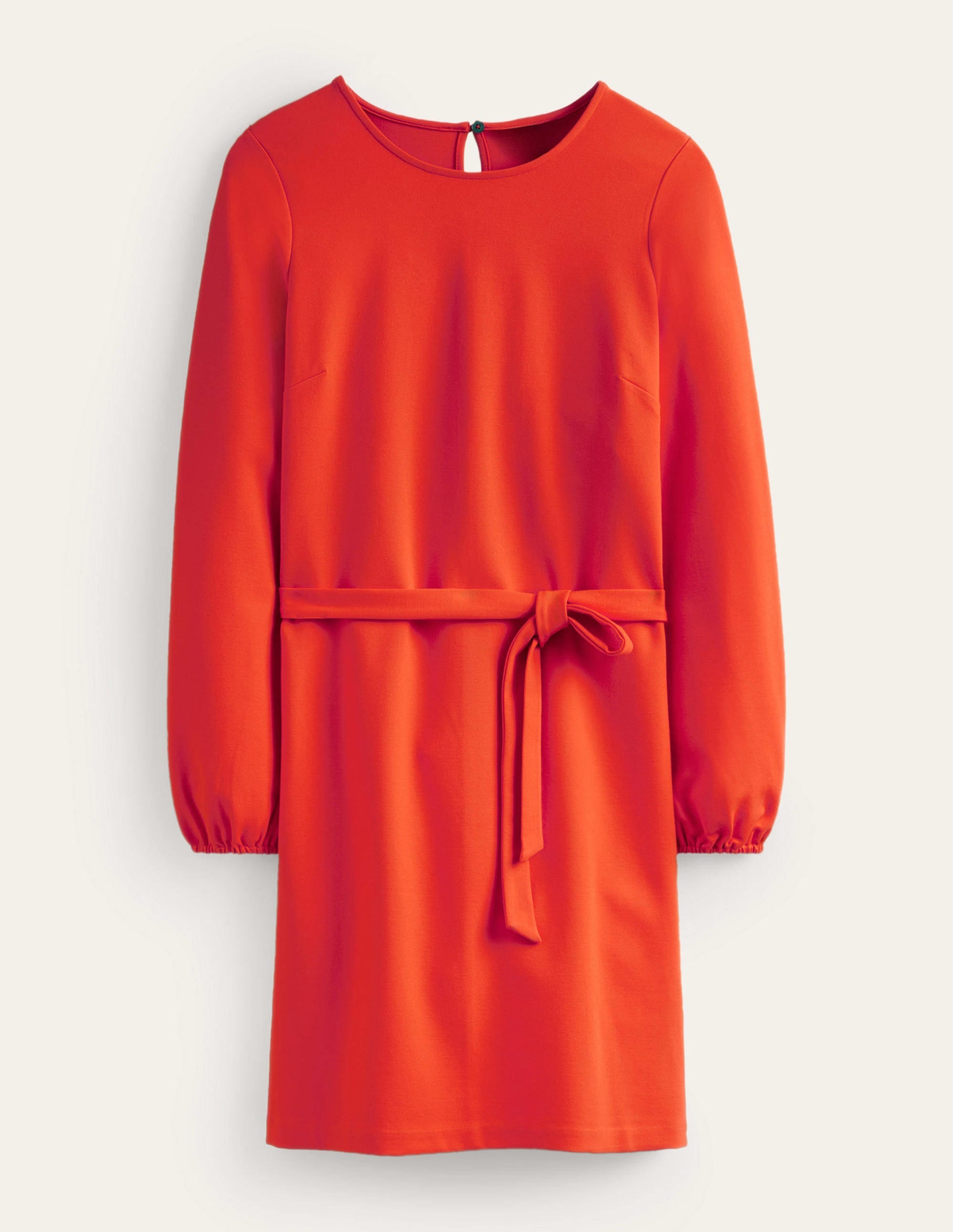 Robe droite Violet en point de Rome-Orange fiesta - Image 6