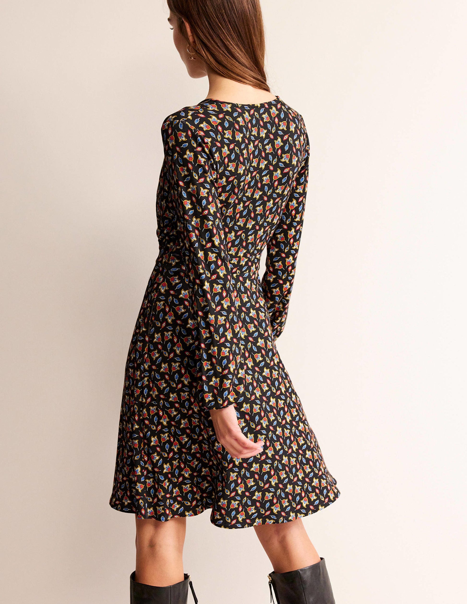 Willow Jersey Dress-Multi, Tulip Bud-4